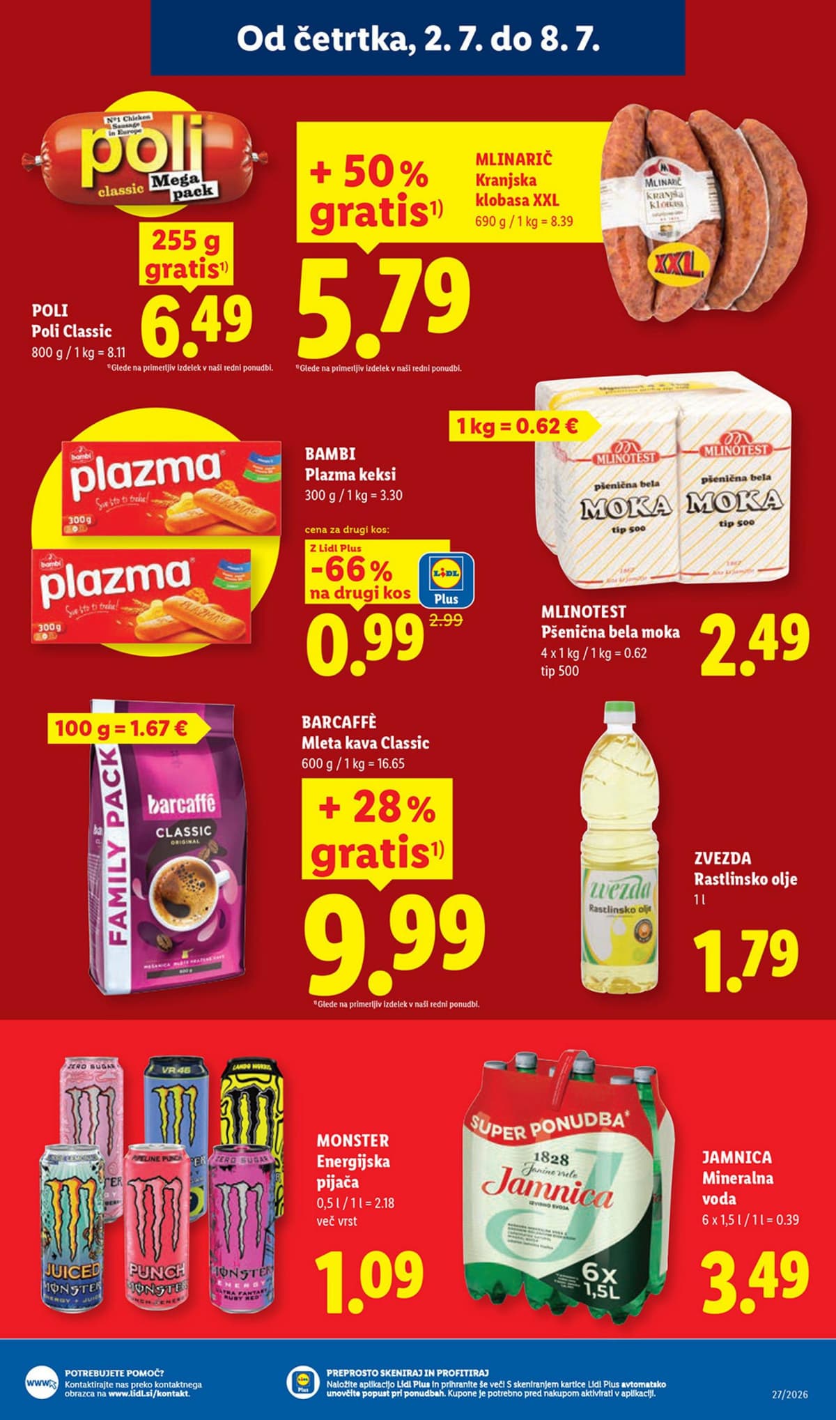 Stran 9. Lidl kataloga - Živila od 29.06.2026