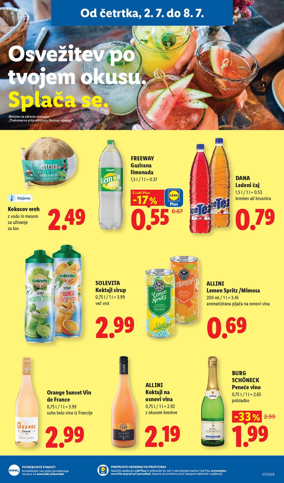Stran 15. Lidl kataloga - Živila od 29.06.2026