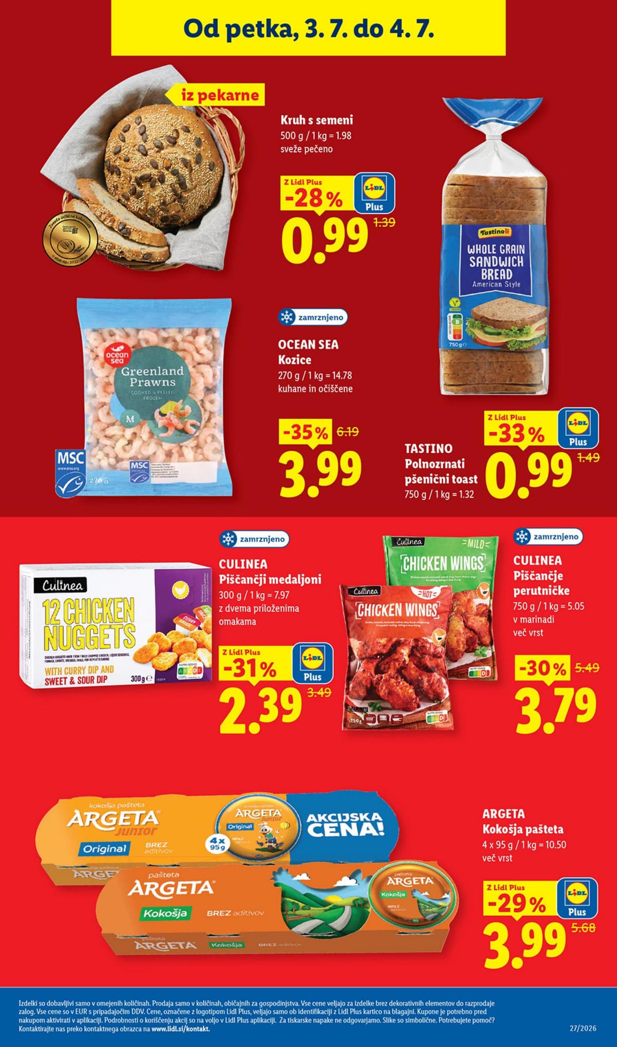 Stran 29. Lidl kataloga - Živila od 29.06.2026