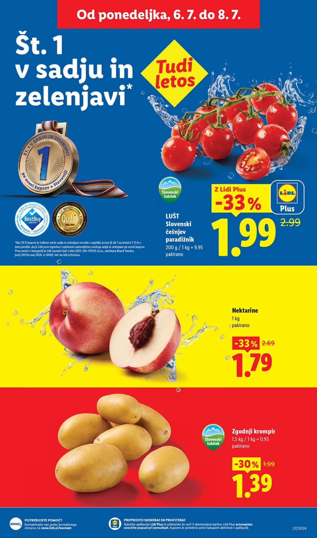 Stran 33. Lidl kataloga - Živila od 29.06.2026