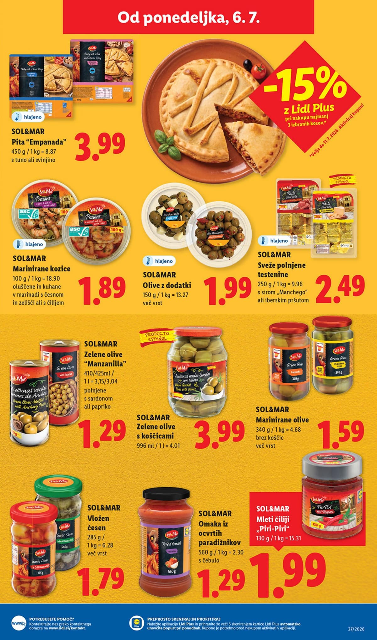 Stran 39. Lidl kataloga - Živila od 29.06.2026