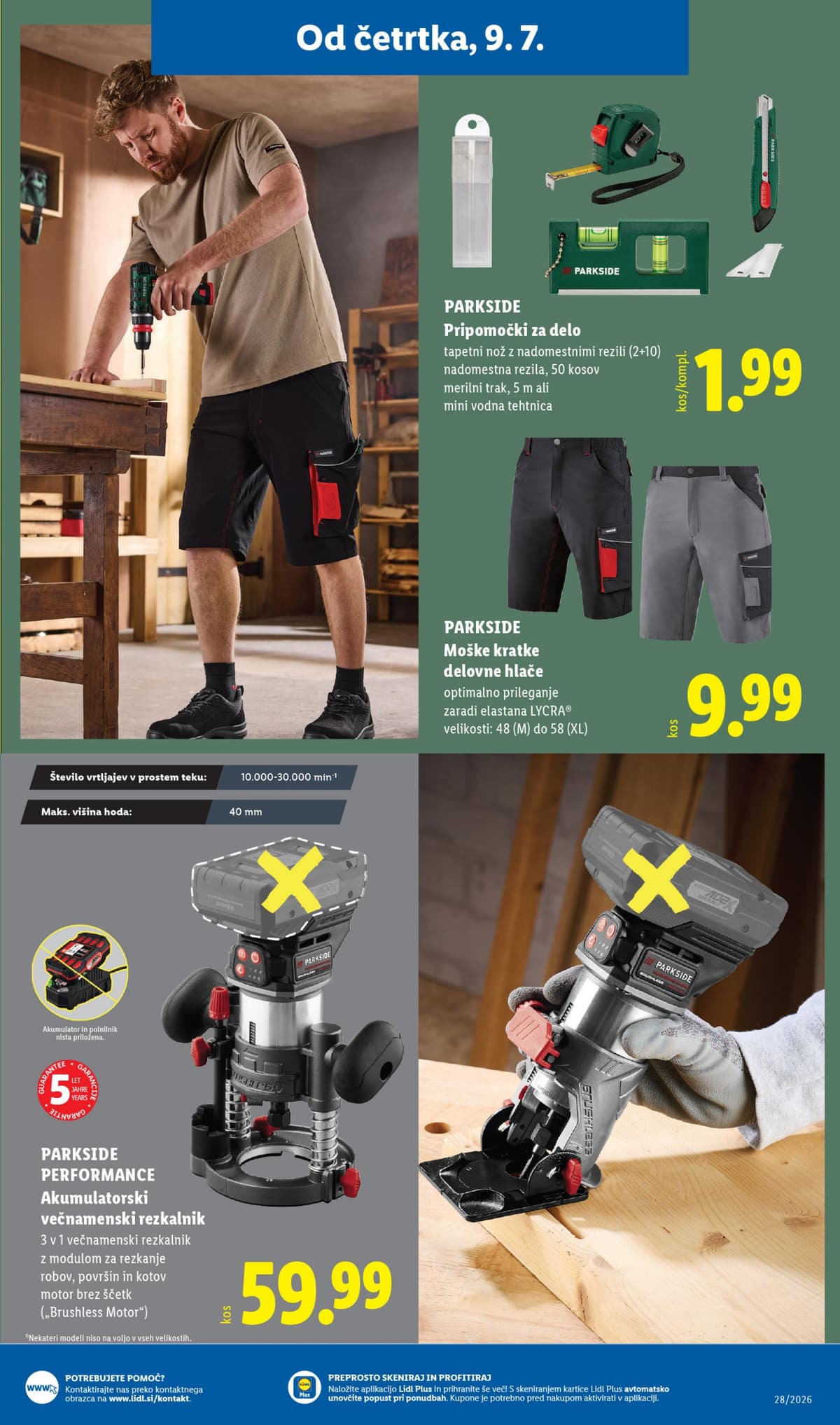 Stran 3. Lidl kataloga - Neživila od 06.07.2026