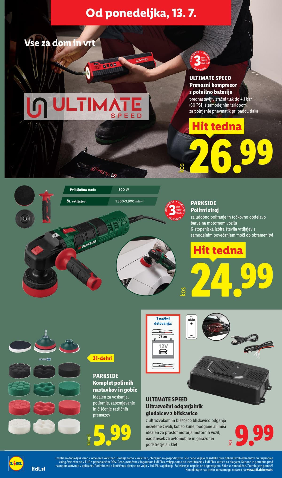 Stran 12. Lidl kataloga - Neživila od 06.07.2026