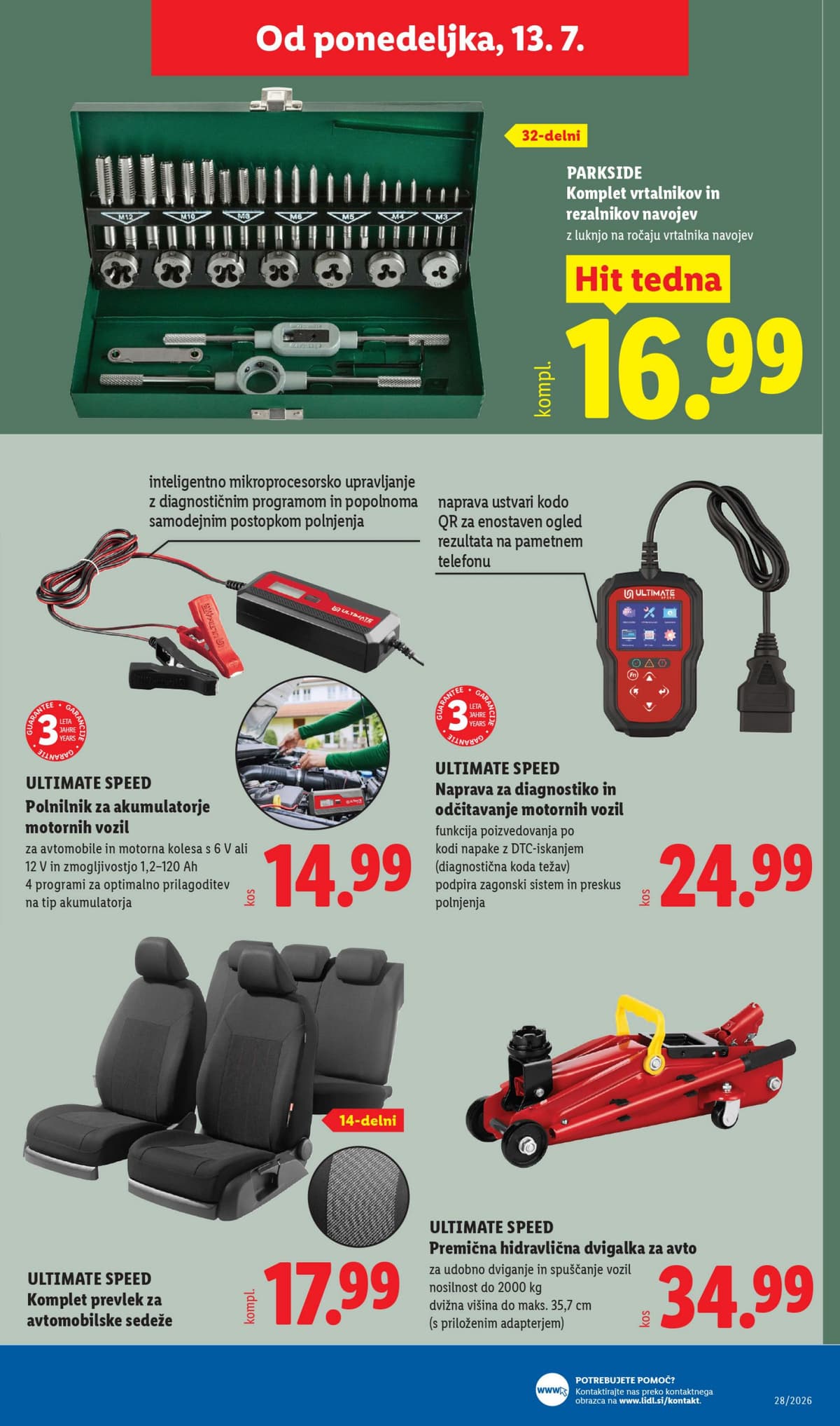 Stran 13. Lidl kataloga - Neživila od 06.07.2026