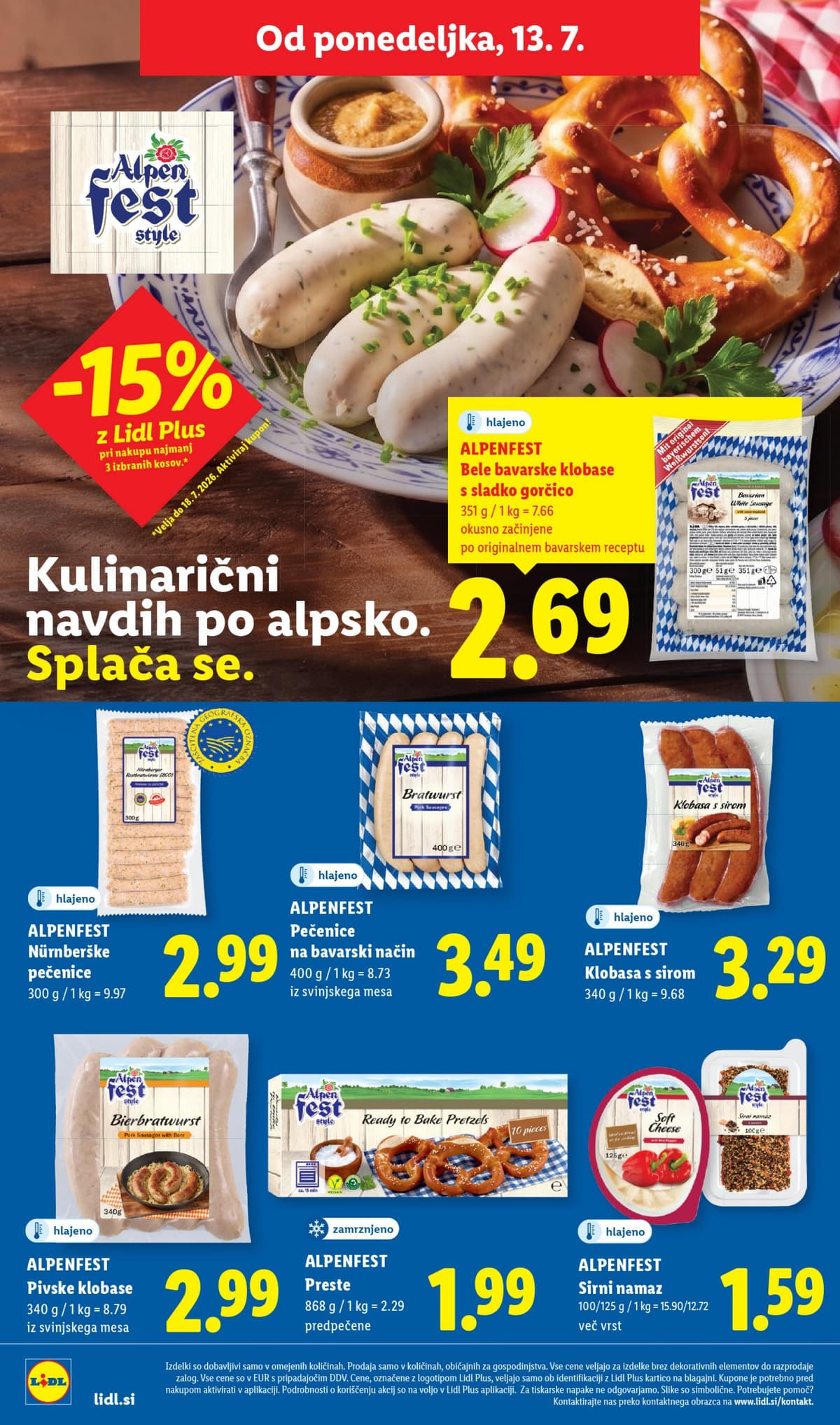 Stran 34. Lidl kataloga - Živila od 06.07.2026