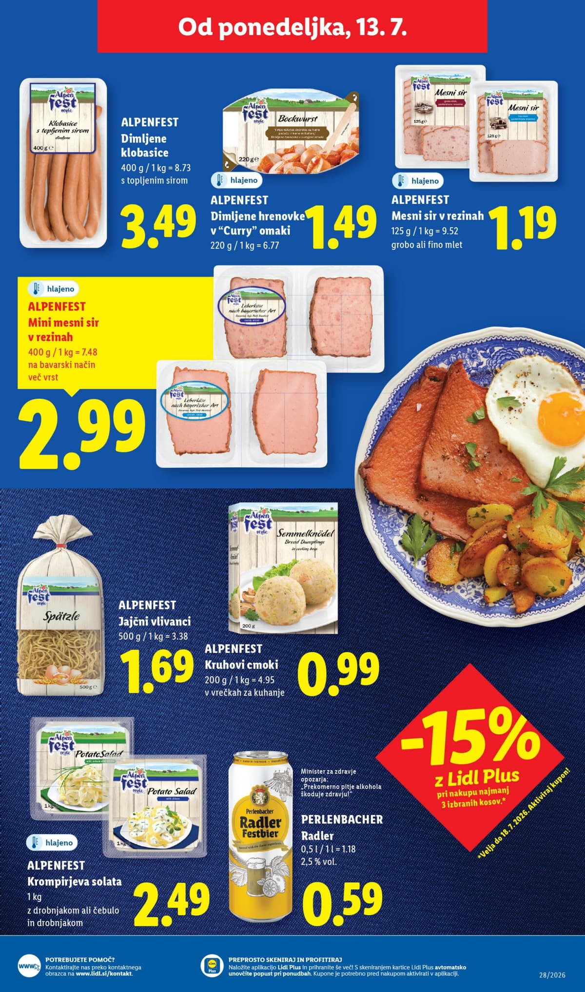 Stran 37. Lidl kataloga - Živila od 06.07.2026