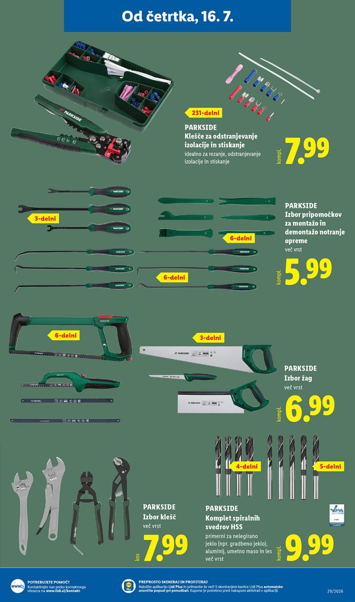 Stran 15. Lidl kataloga - Neživila od 13.07.2026