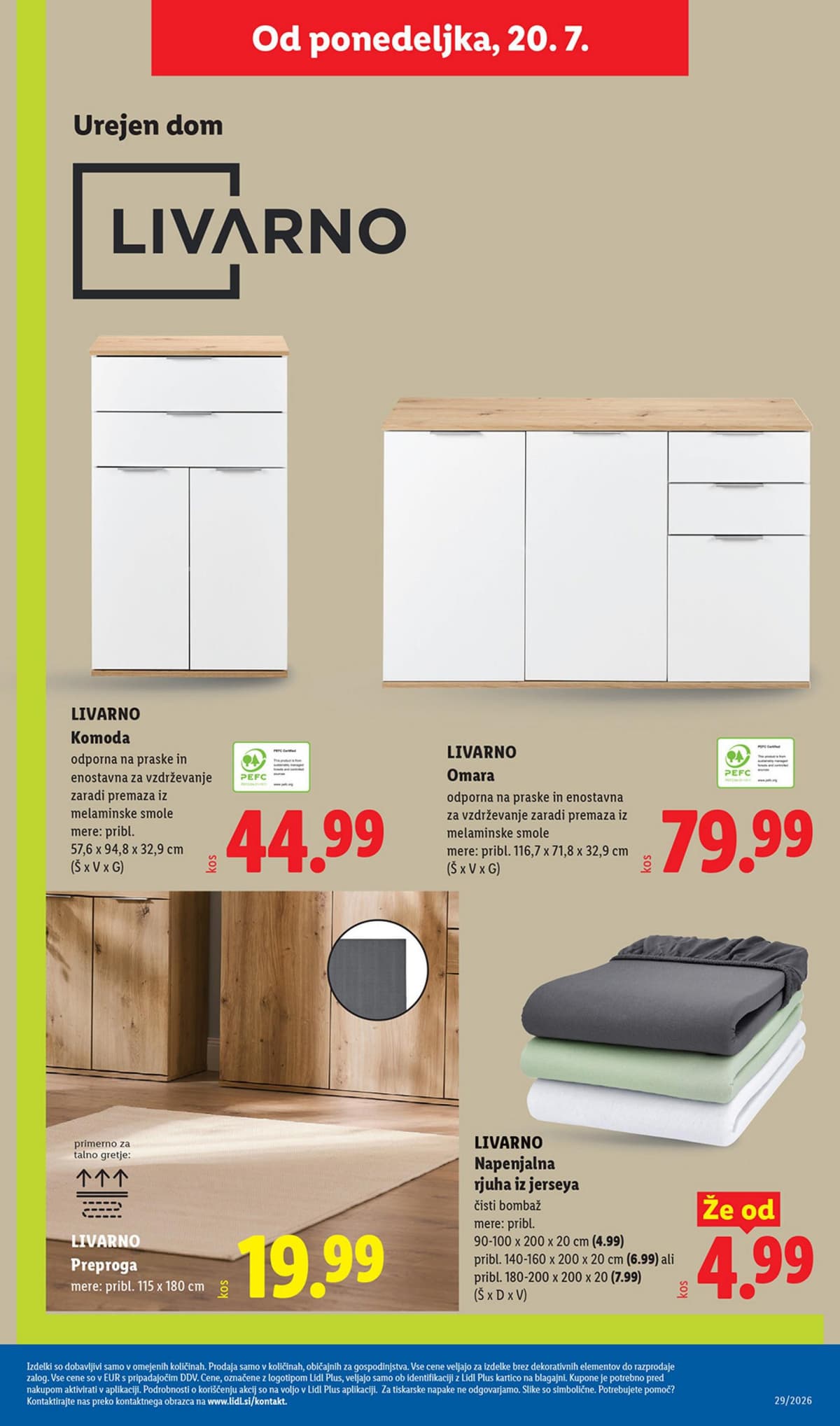 Stran 23. Lidl kataloga - Neživila od 13.07.2026