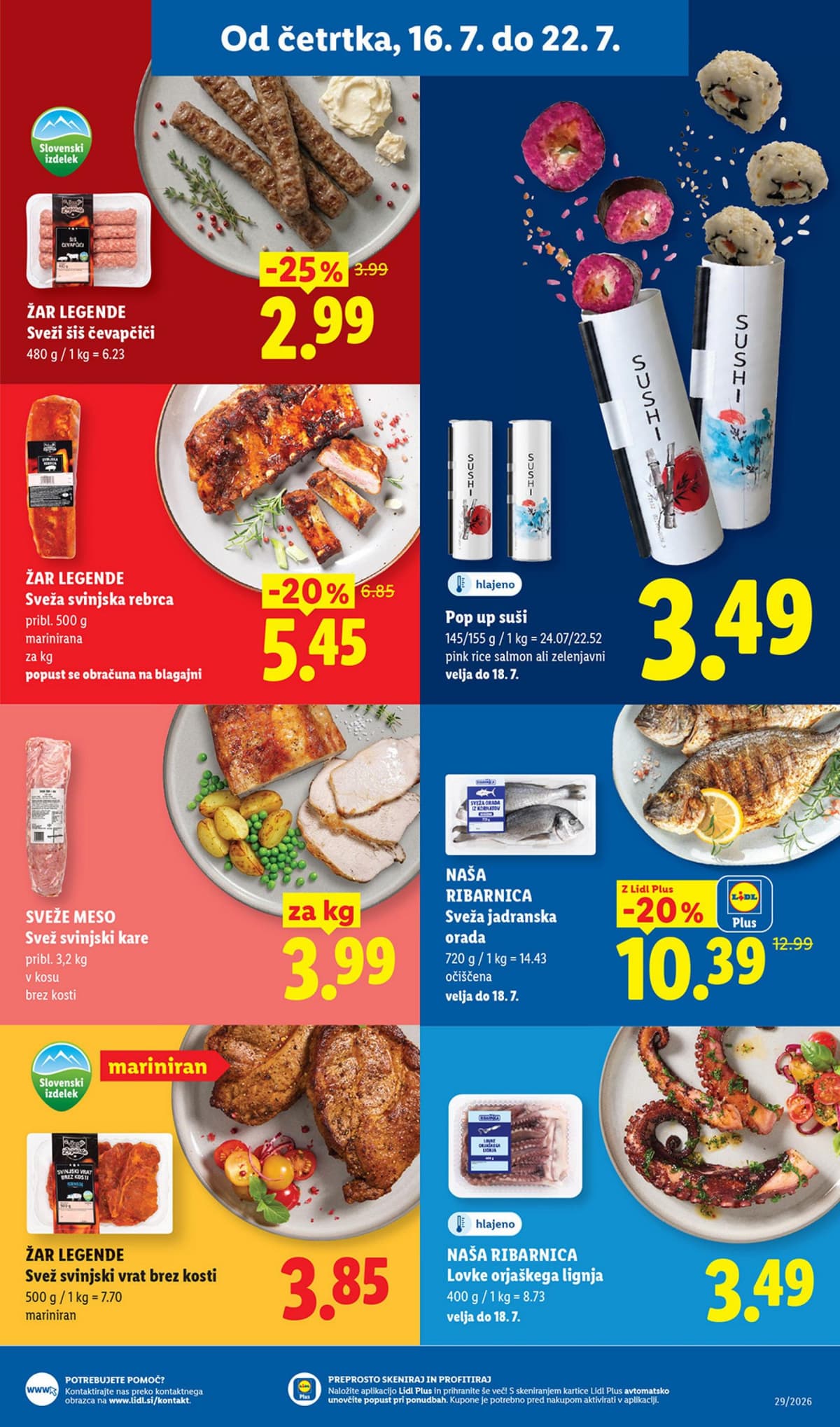 Stran 3. Lidl kataloga - Živila od 13.07.2026