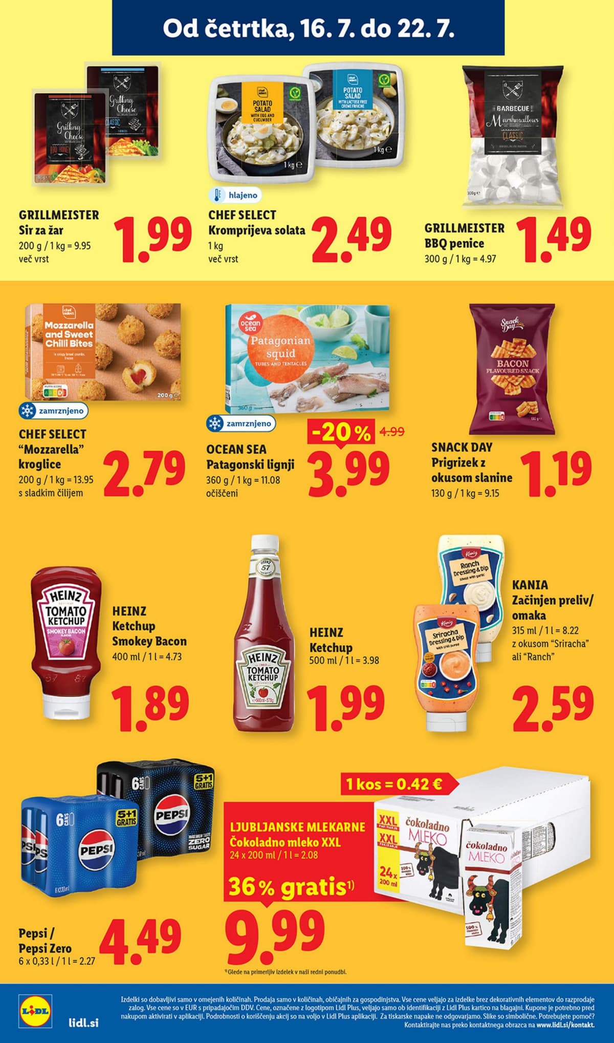 Stran 16. Lidl kataloga - Živila