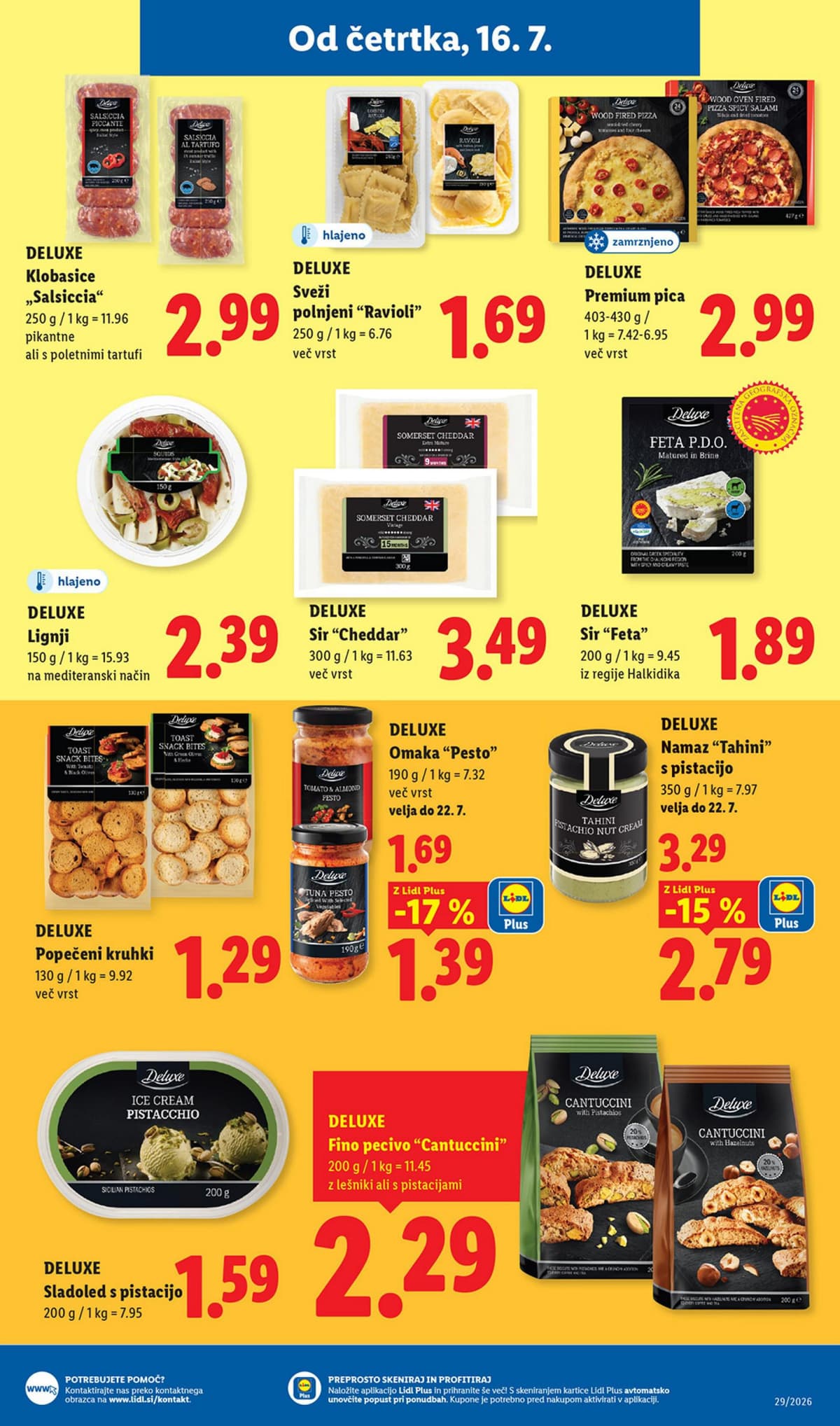 Stran 25. Lidl kataloga - Živila od 13.07.2026