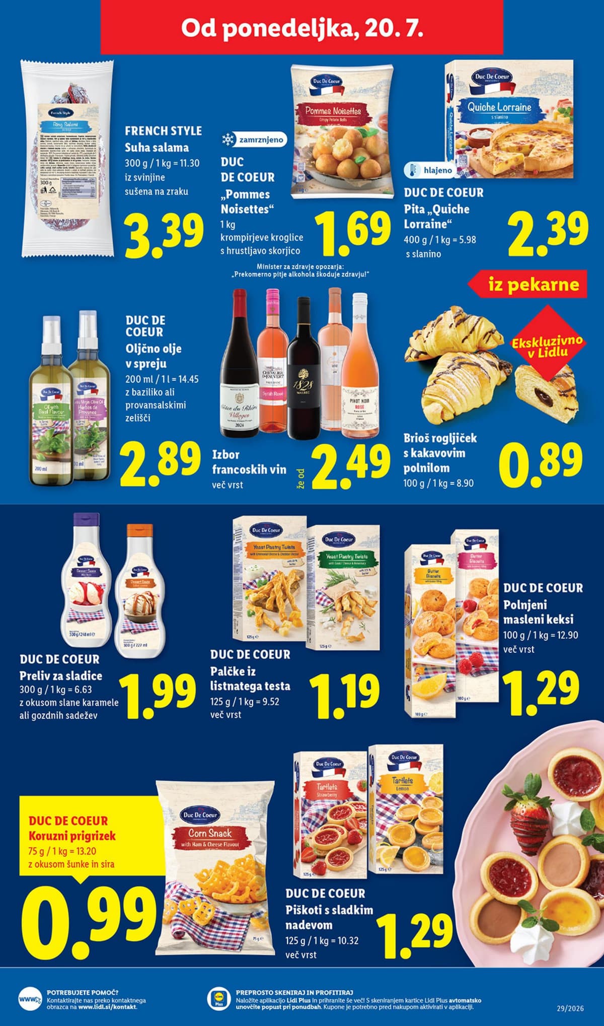 Stran 37. Lidl kataloga - Živila od 13.07.2026