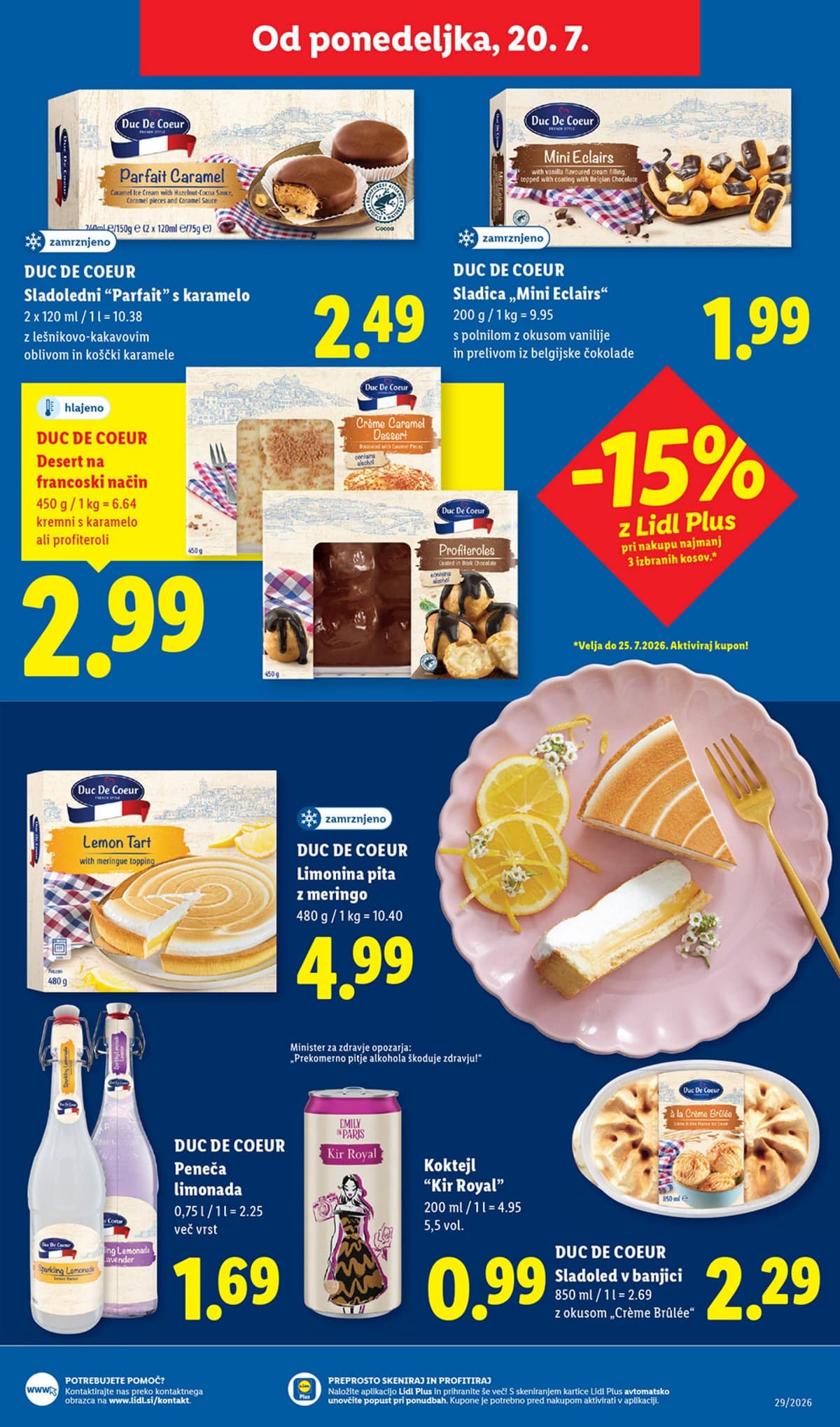 Stran 39. Lidl kataloga - Živila od 13.07.2026