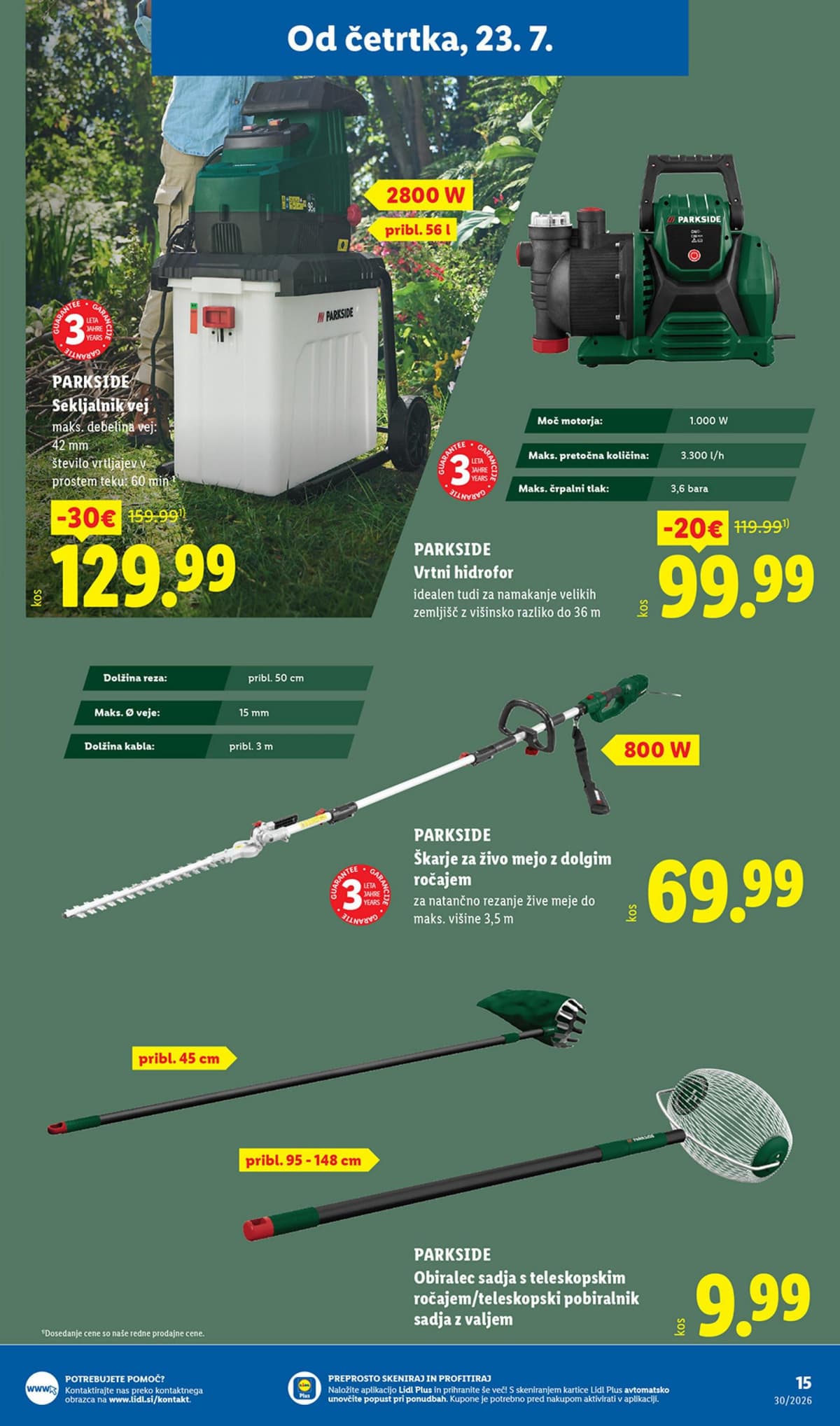 Stran 3. Lidl kataloga - Neživila od 21.07.2026