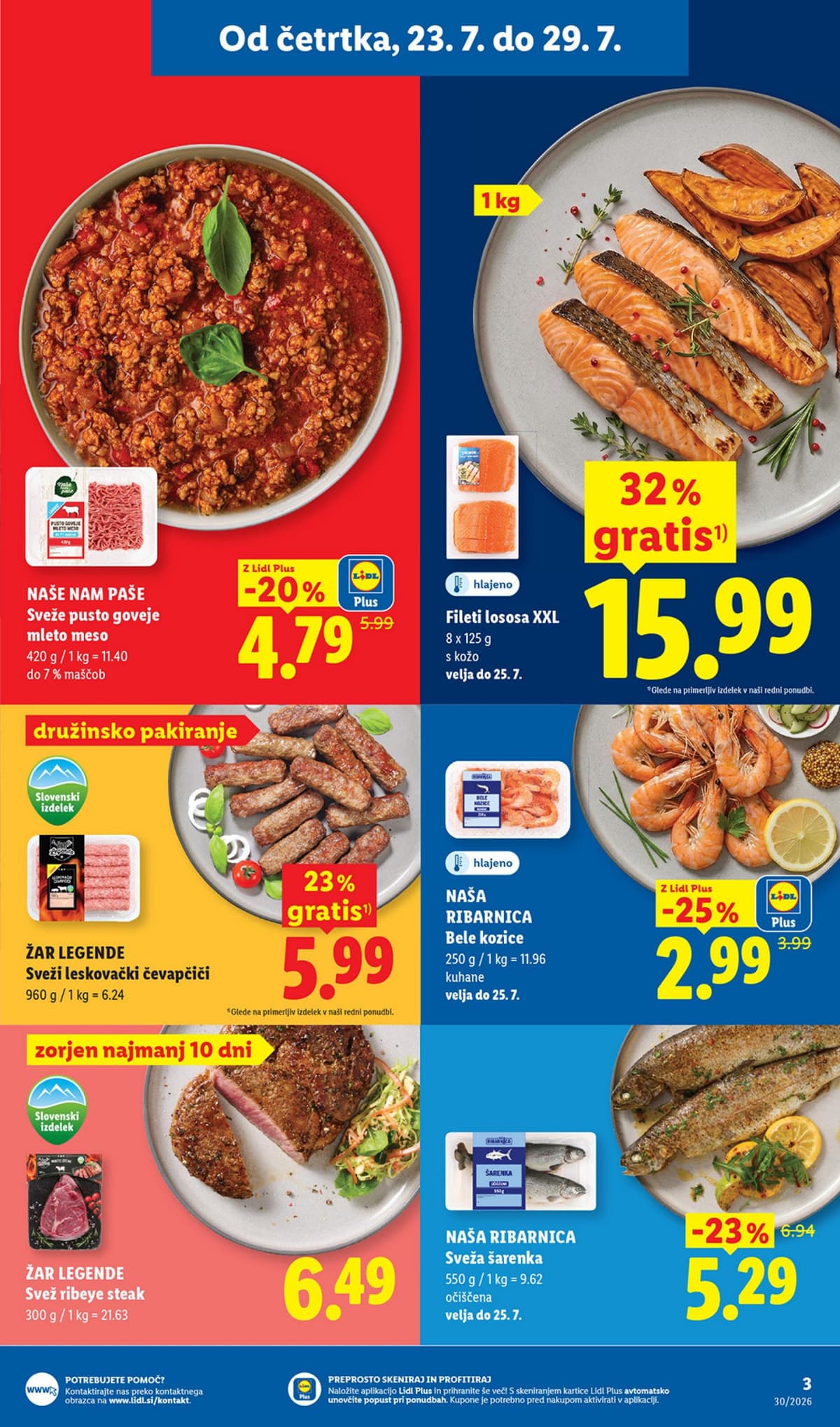 Stran 3. Lidl kataloga - Živila od 21.07.2026