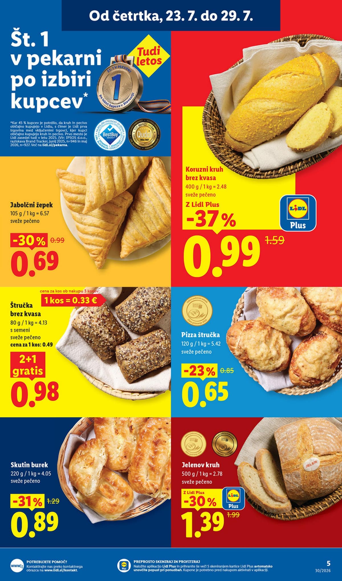 Stran 5. Lidl kataloga - Živila od 21.07.2026