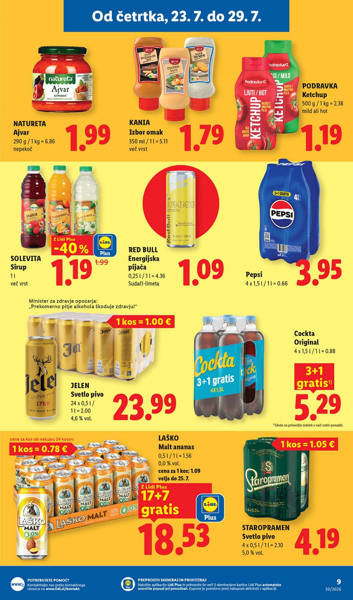 Stran 11. Lidl kataloga - Živila