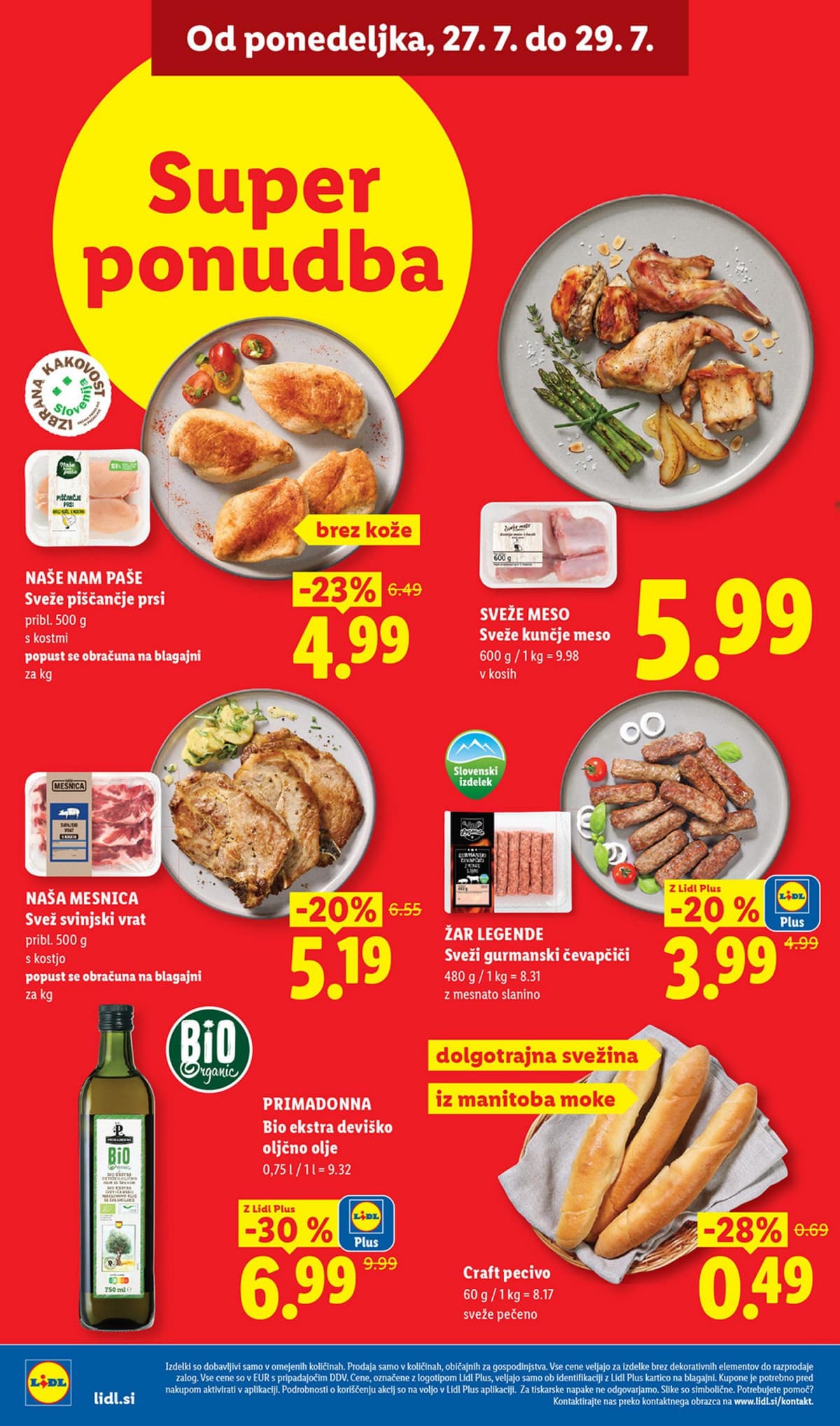 Stran 36. Lidl kataloga - Živila od 21.07.2026