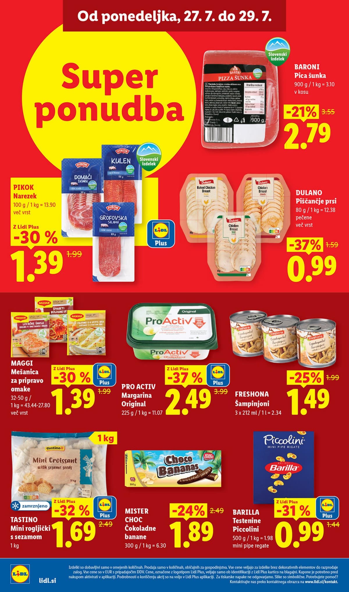 Stran 38. Lidl kataloga - Živila od 21.07.2026