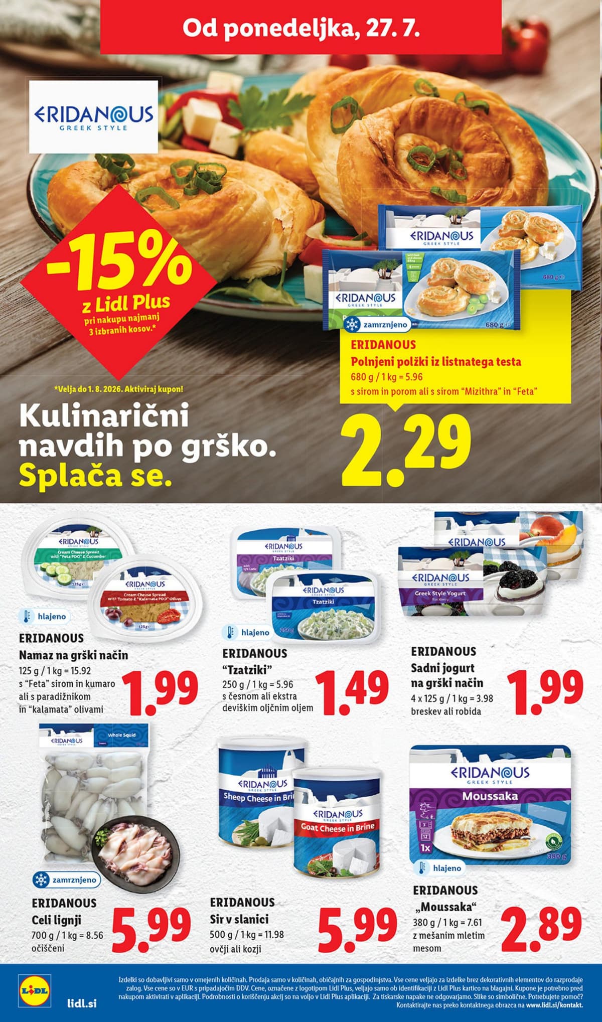 Stran 40. Lidl kataloga - Živila
