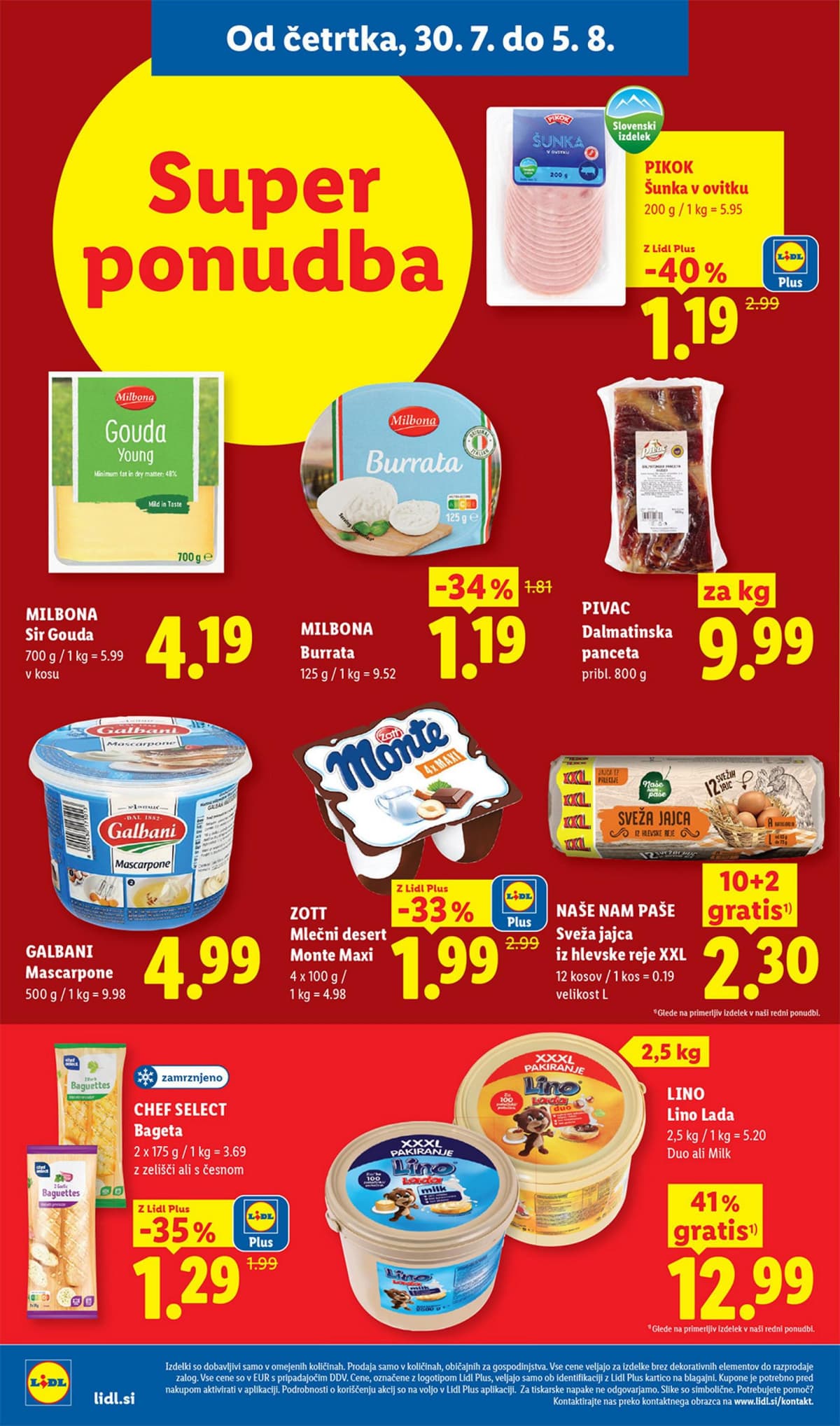 Stran 6. Lidl kataloga - Živila od 27.07.2026