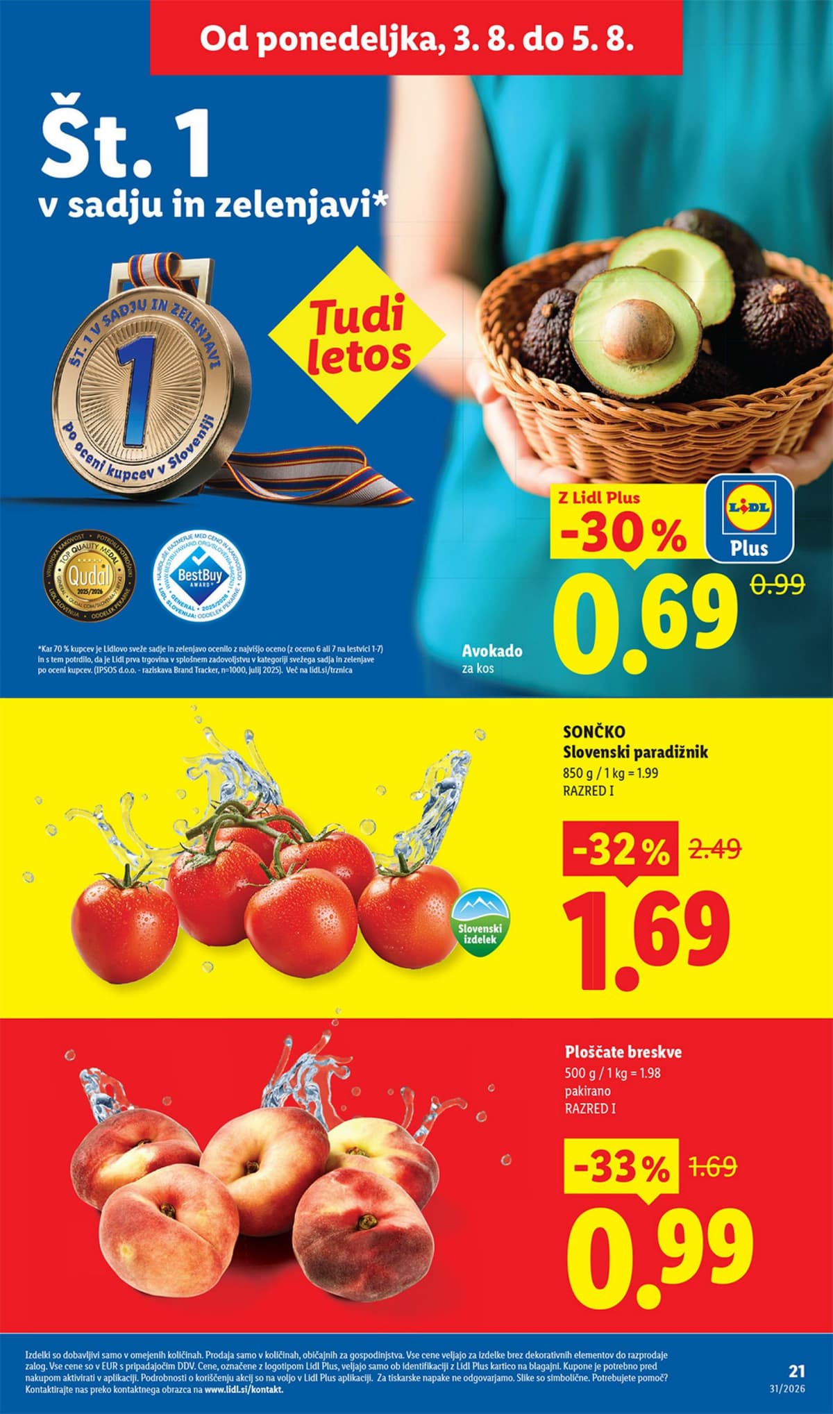 Stran 31. Lidl kataloga - Živila od 27.07.2026
