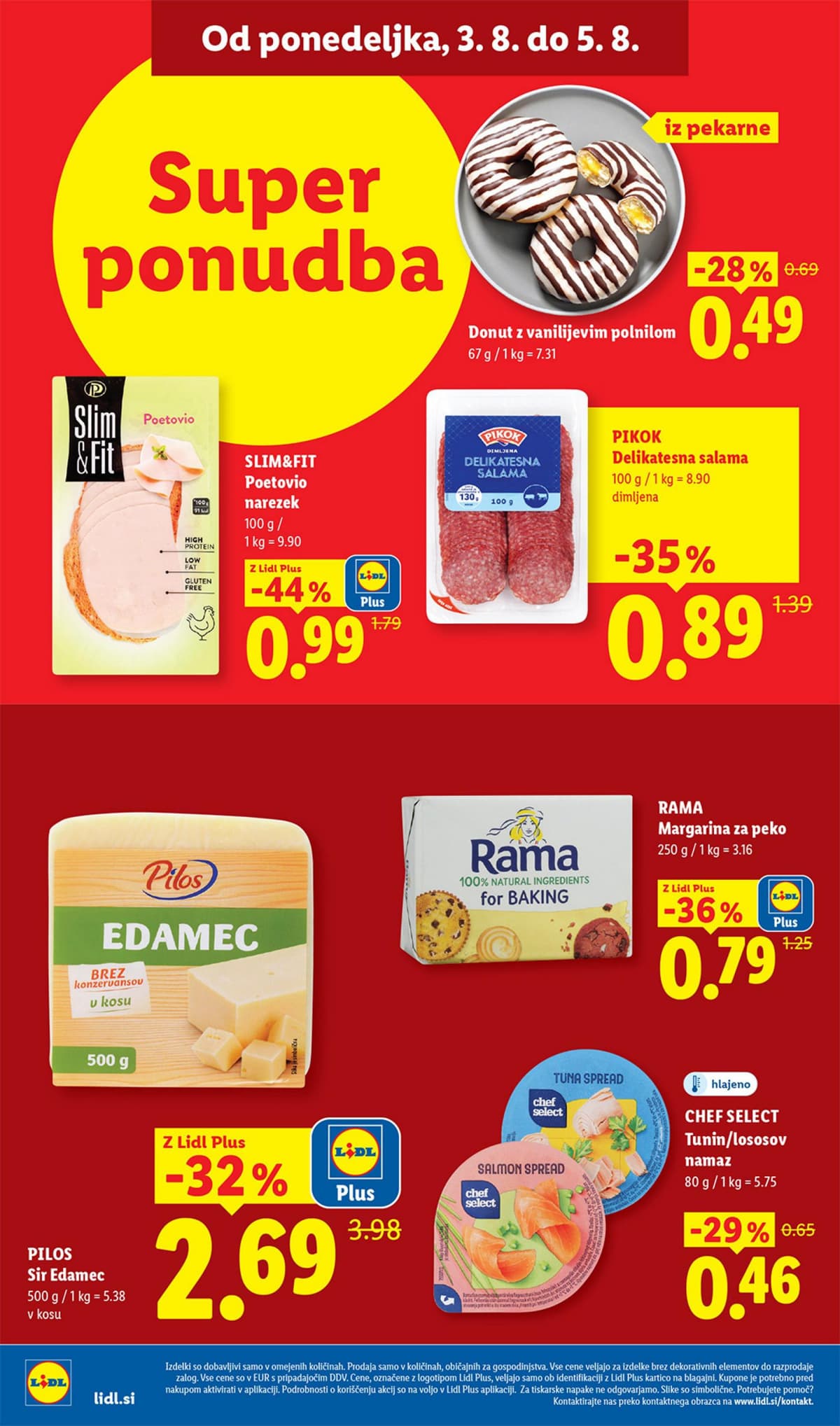 Stran 32. Lidl kataloga - Živila od 27.07.2026