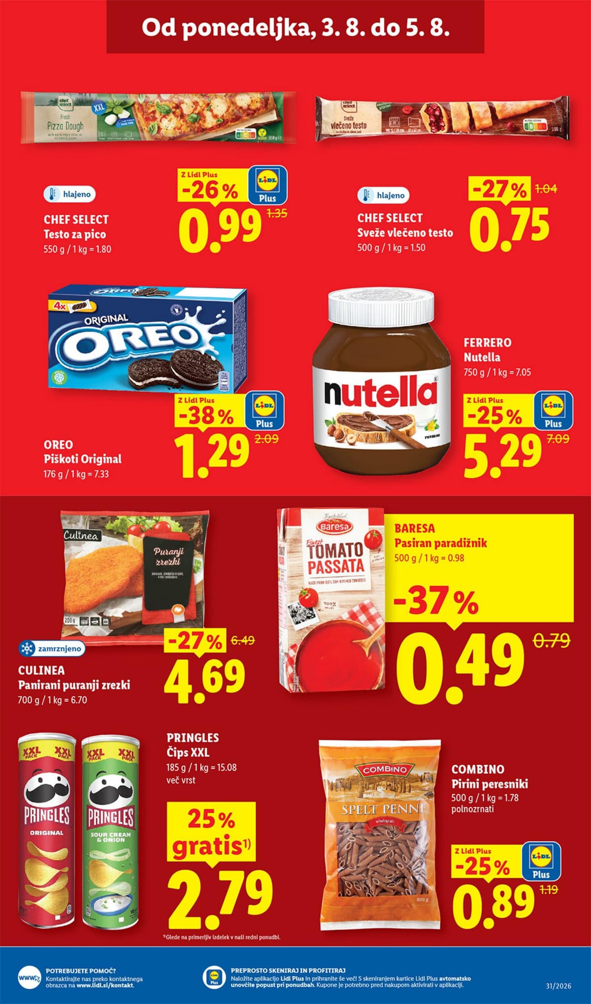 Stran 33. Lidl kataloga - Živila od 27.07.2026