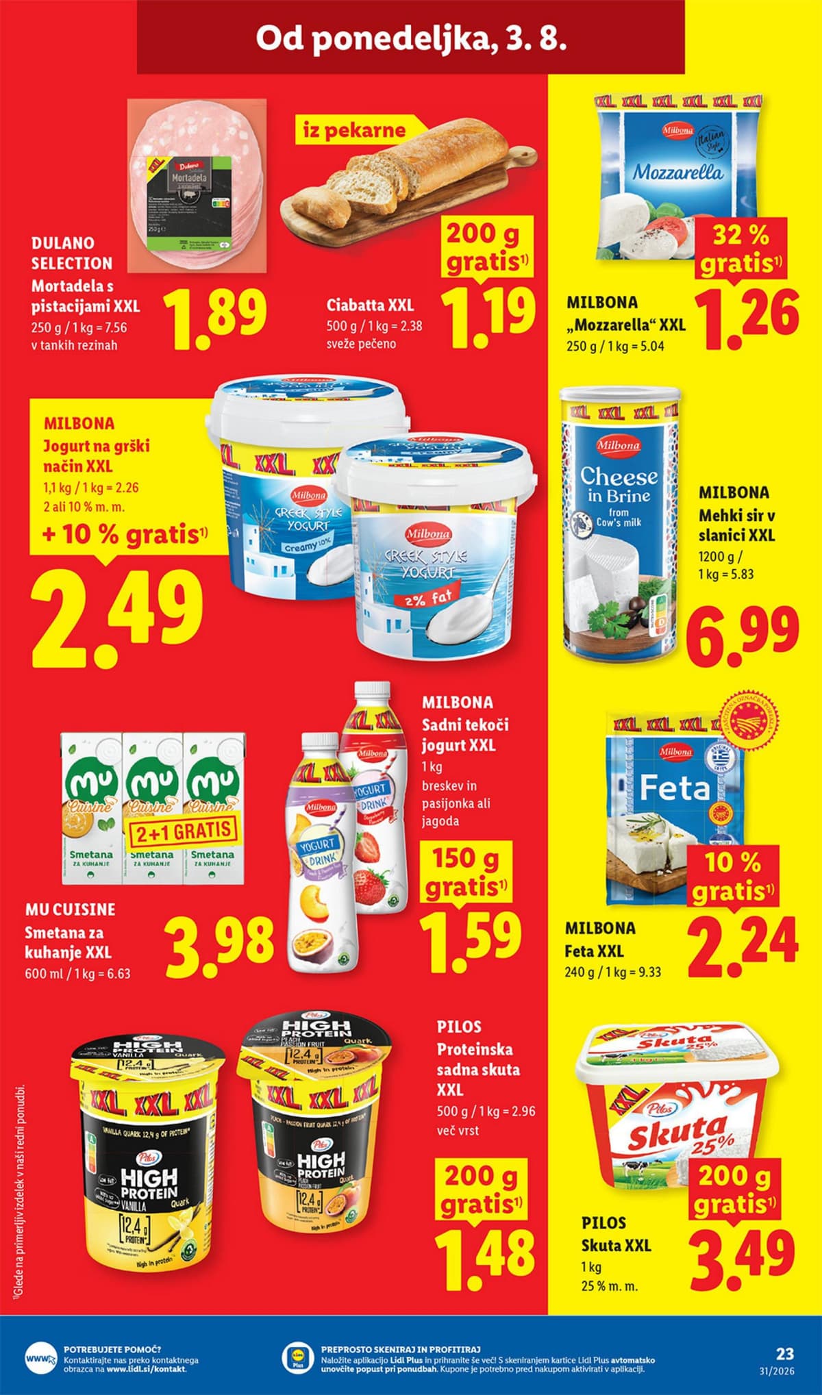 Stran 35. Lidl kataloga - Živila od 27.07.2026