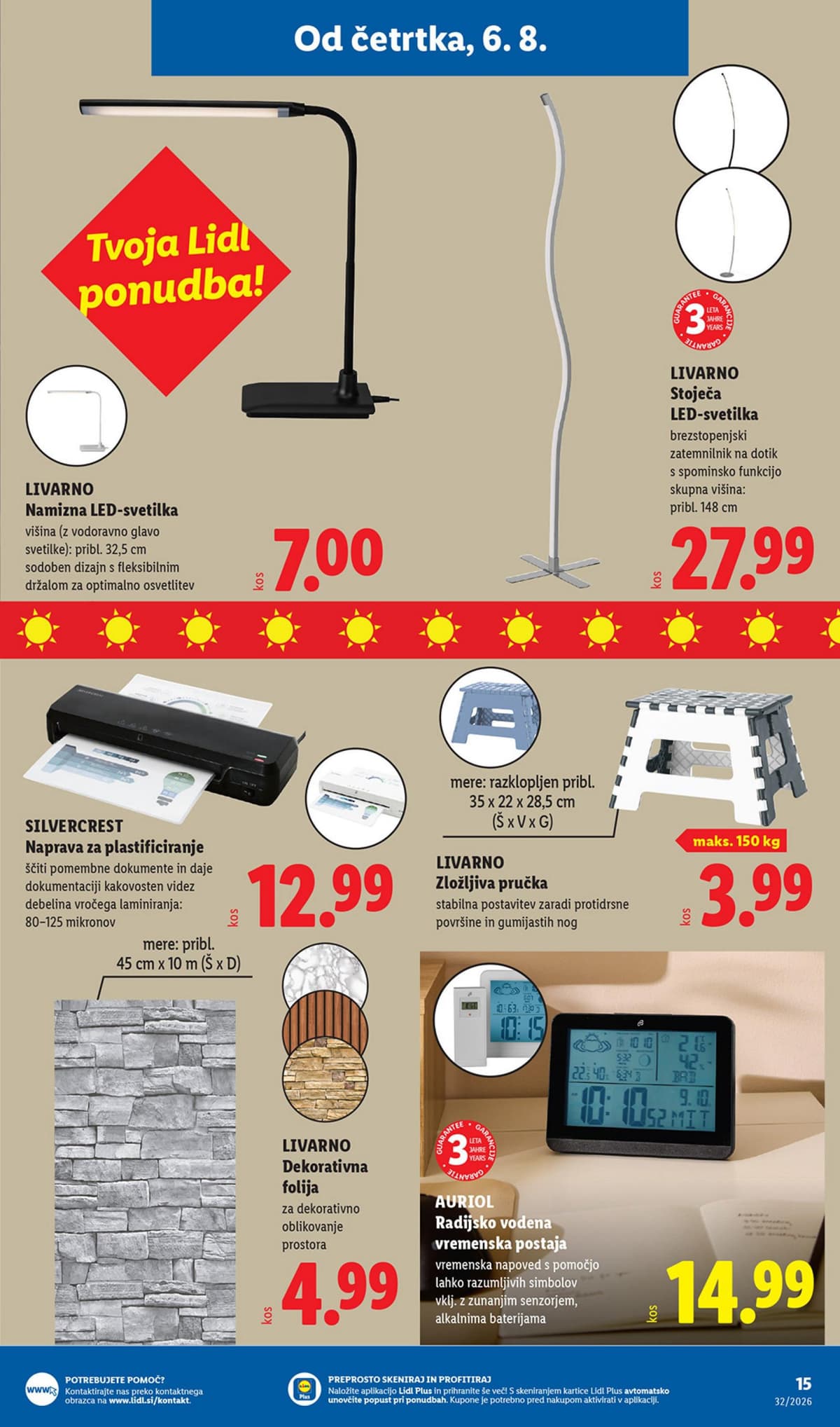 Stran 3. Lidl kataloga - Neživila od 03.08.2026