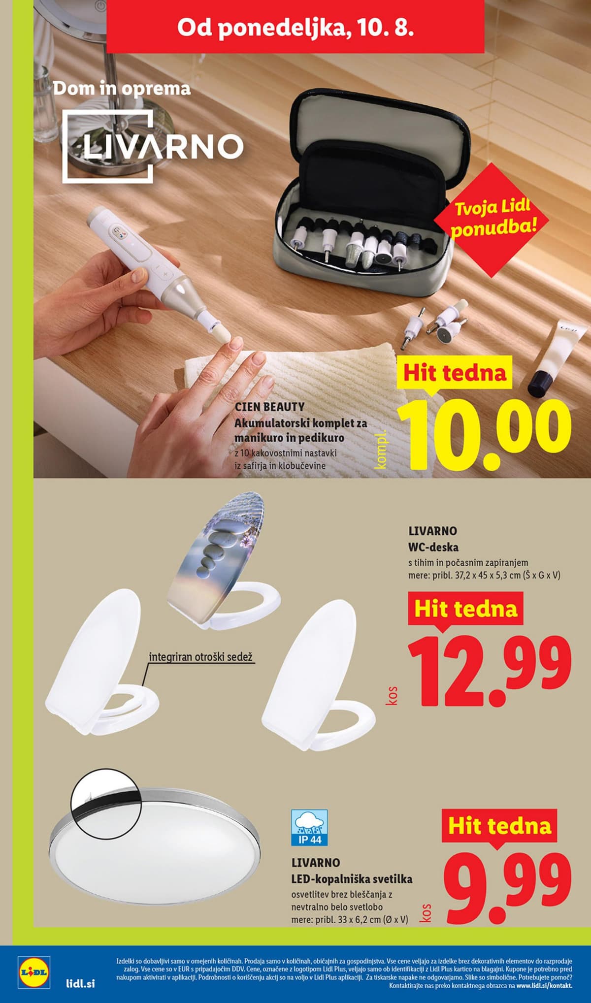 Stran 12. Lidl kataloga - Neživila od 03.08.2026
