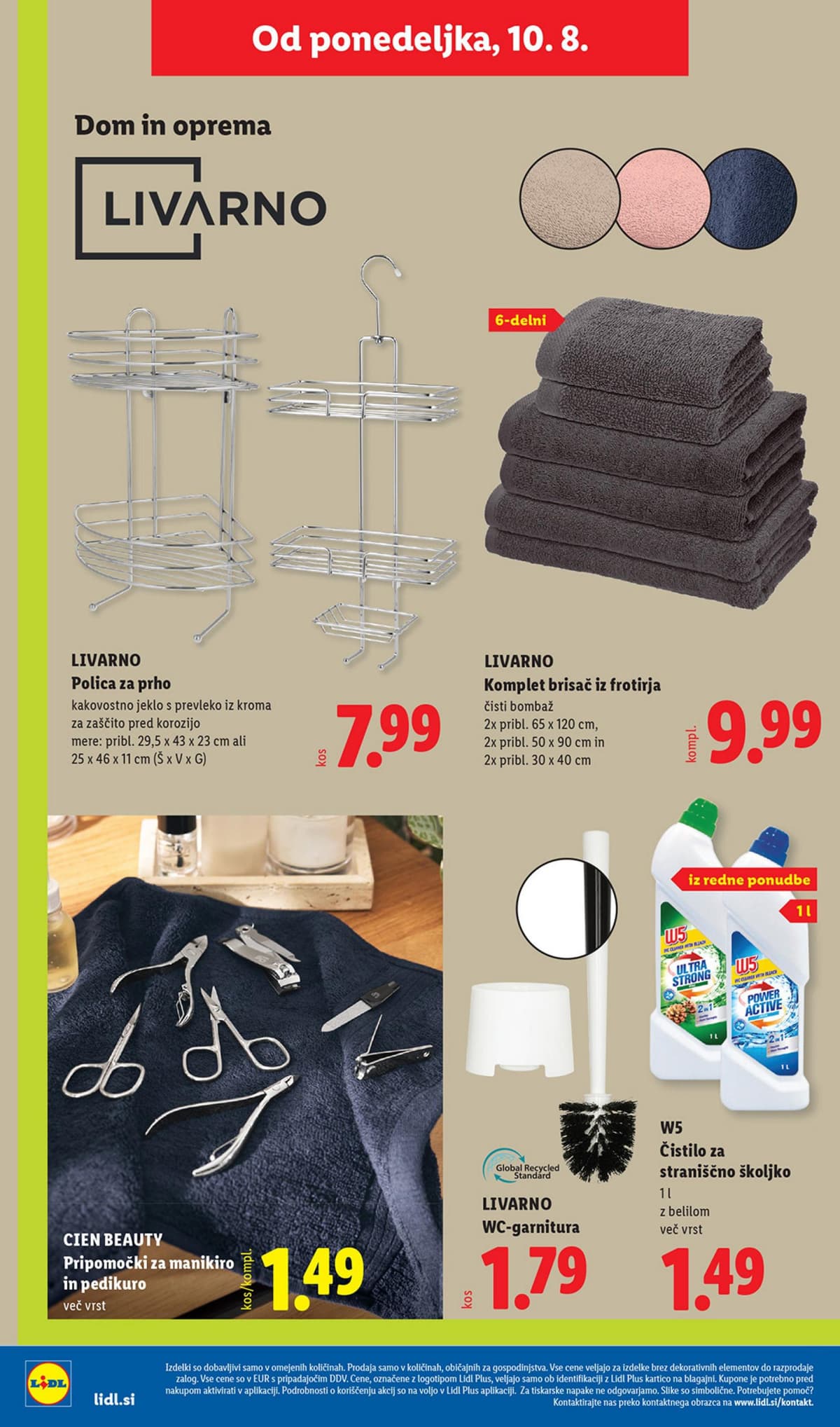 Stran 14. Lidl kataloga - Neživila od 03.08.2026