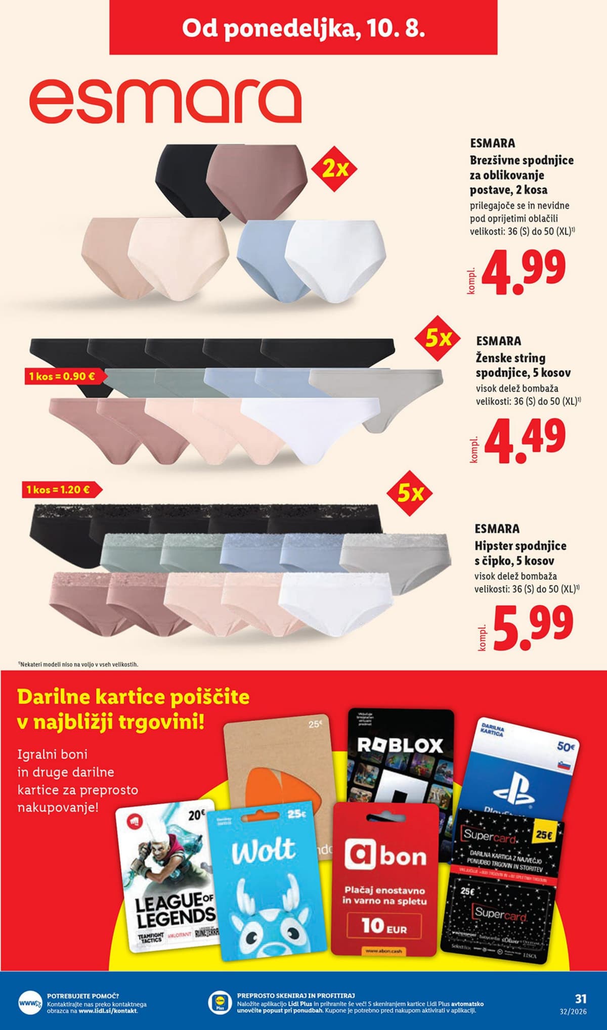 Stran 23. Lidl kataloga - Neživila od 03.08.2026