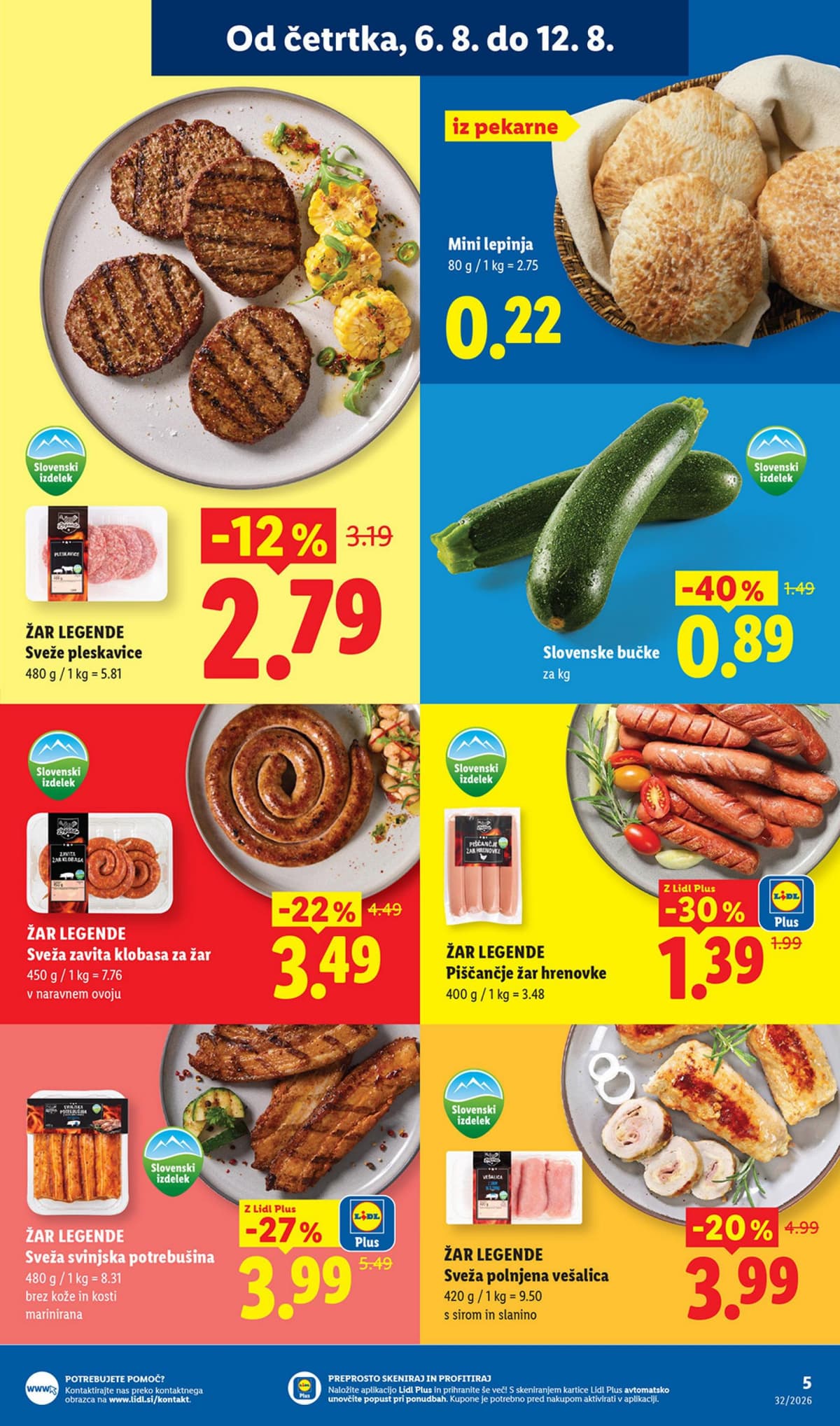Stran 5. Lidl kataloga - Živila od 03.08.2026