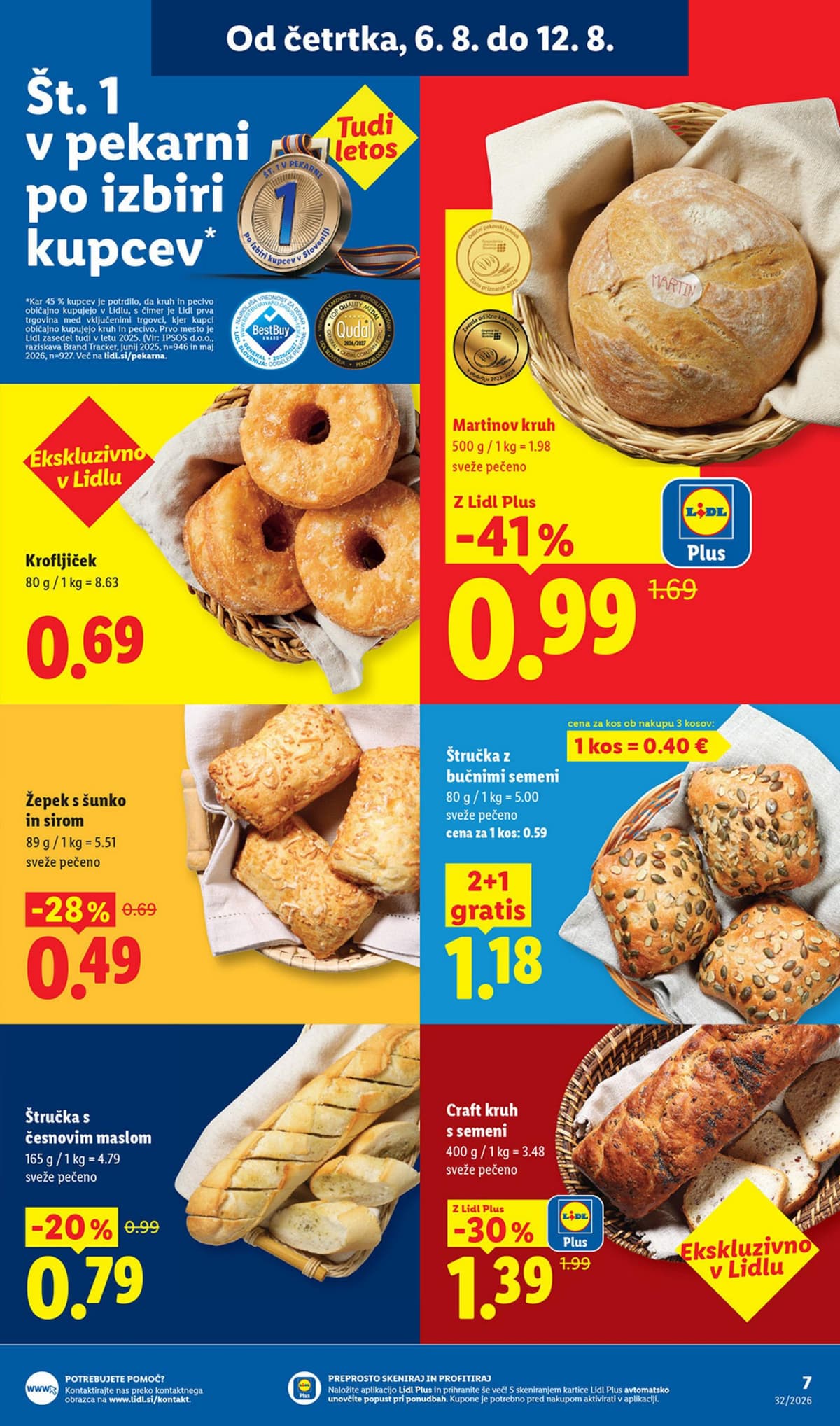 Stran 7. Lidl kataloga - Živila od 03.08.2026