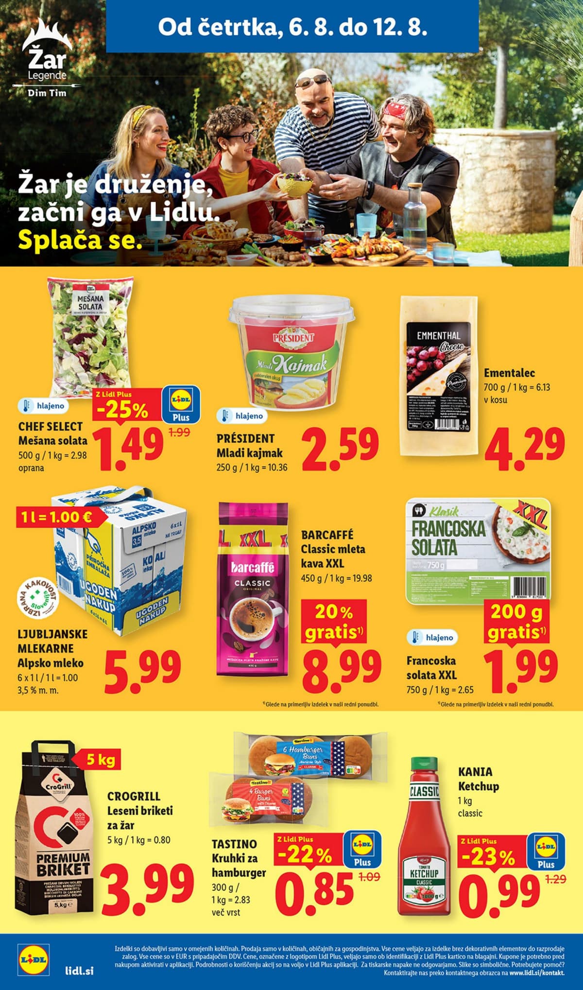 Stran 8. Lidl kataloga - Živila od 03.08.2026