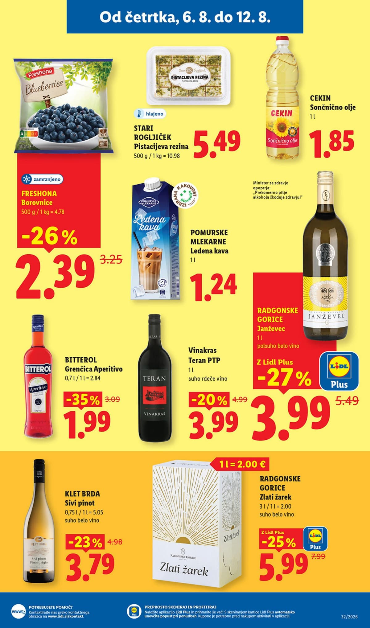 Stran 11. Lidl kataloga - Živila od 03.08.2026