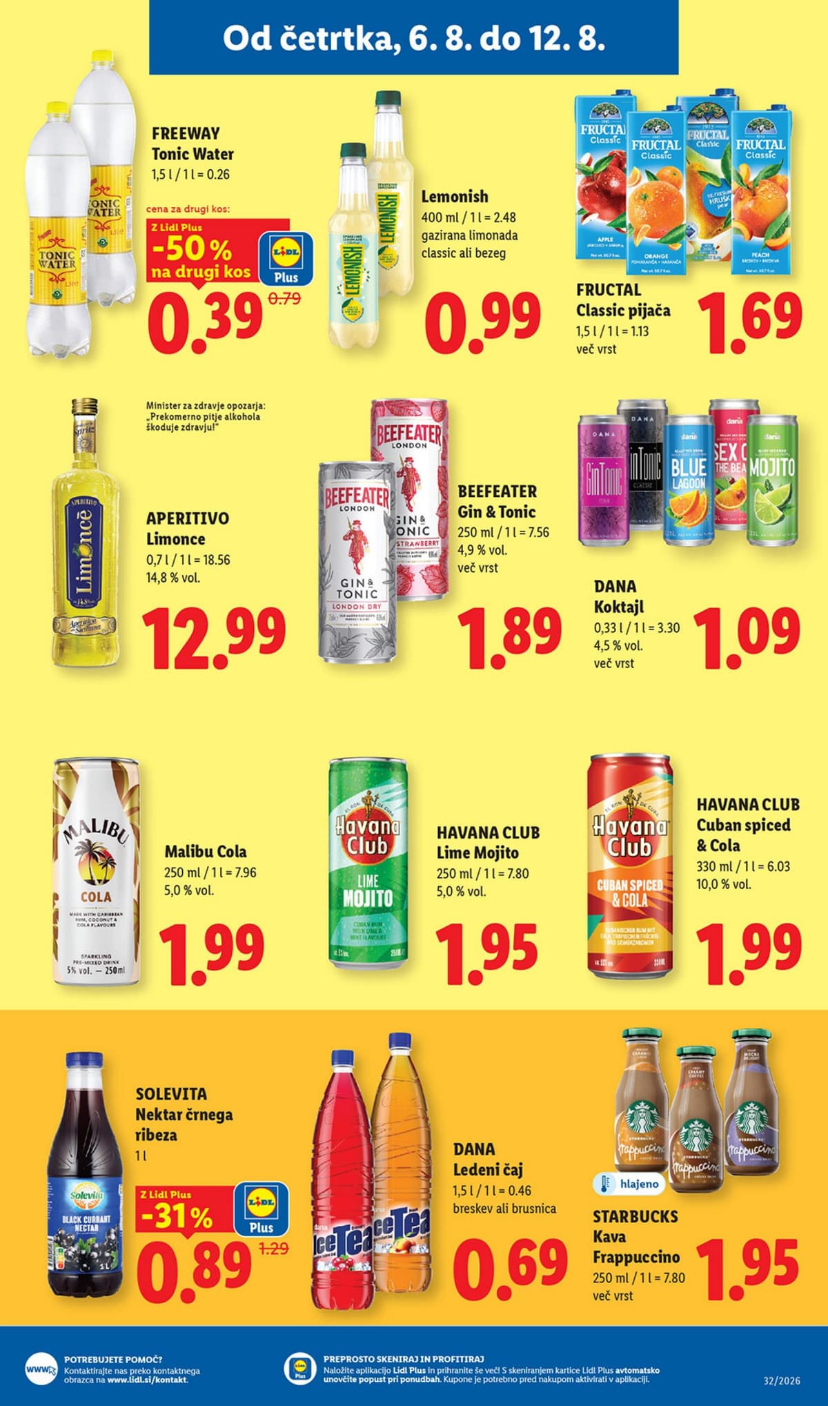 Stran 13. Lidl kataloga - Živila od 03.08.2026