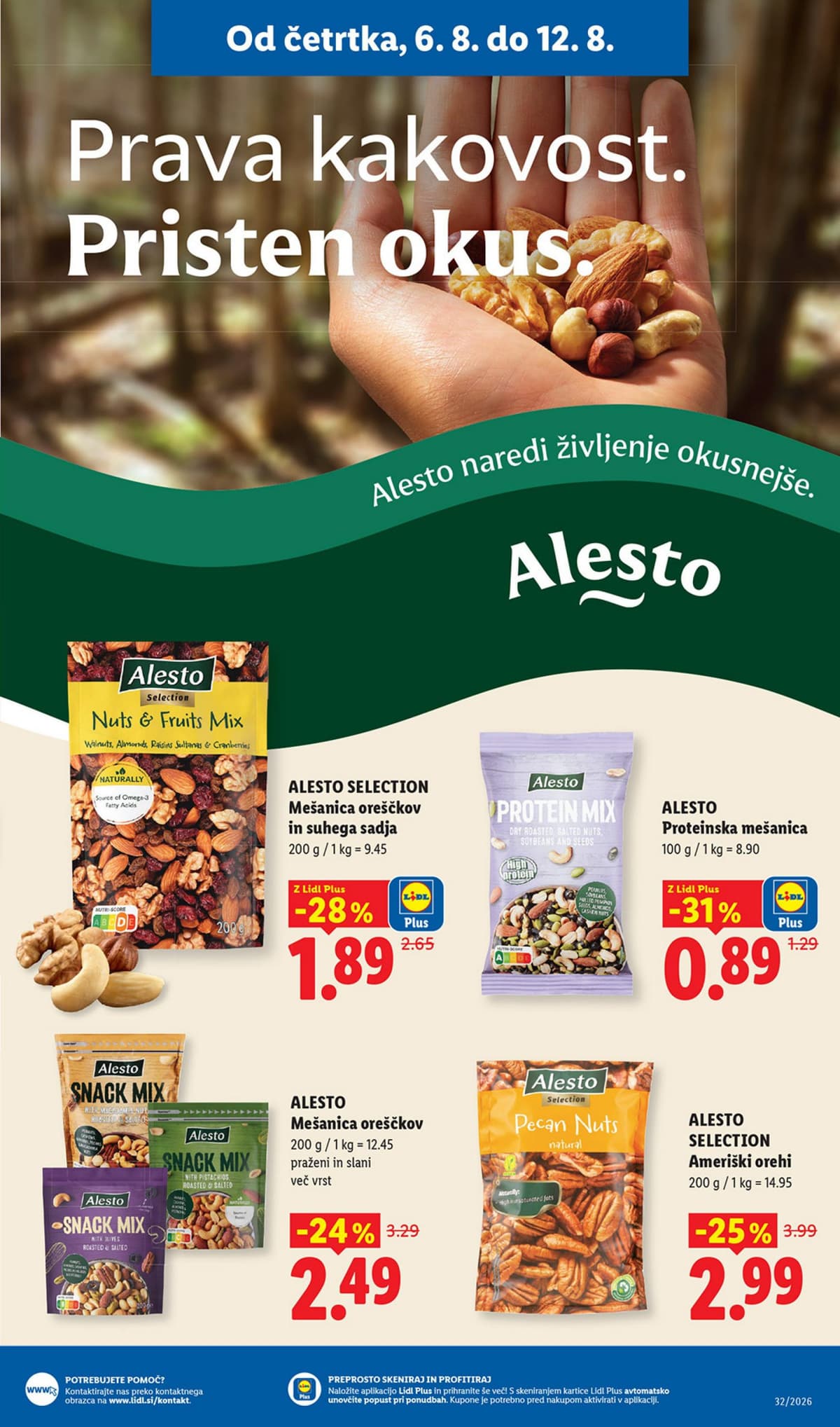 Stran 17. Lidl kataloga - Živila od 03.08.2026