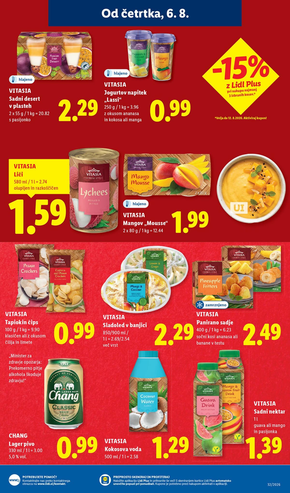 Stran 29. Lidl kataloga - Živila od 03.08.2026