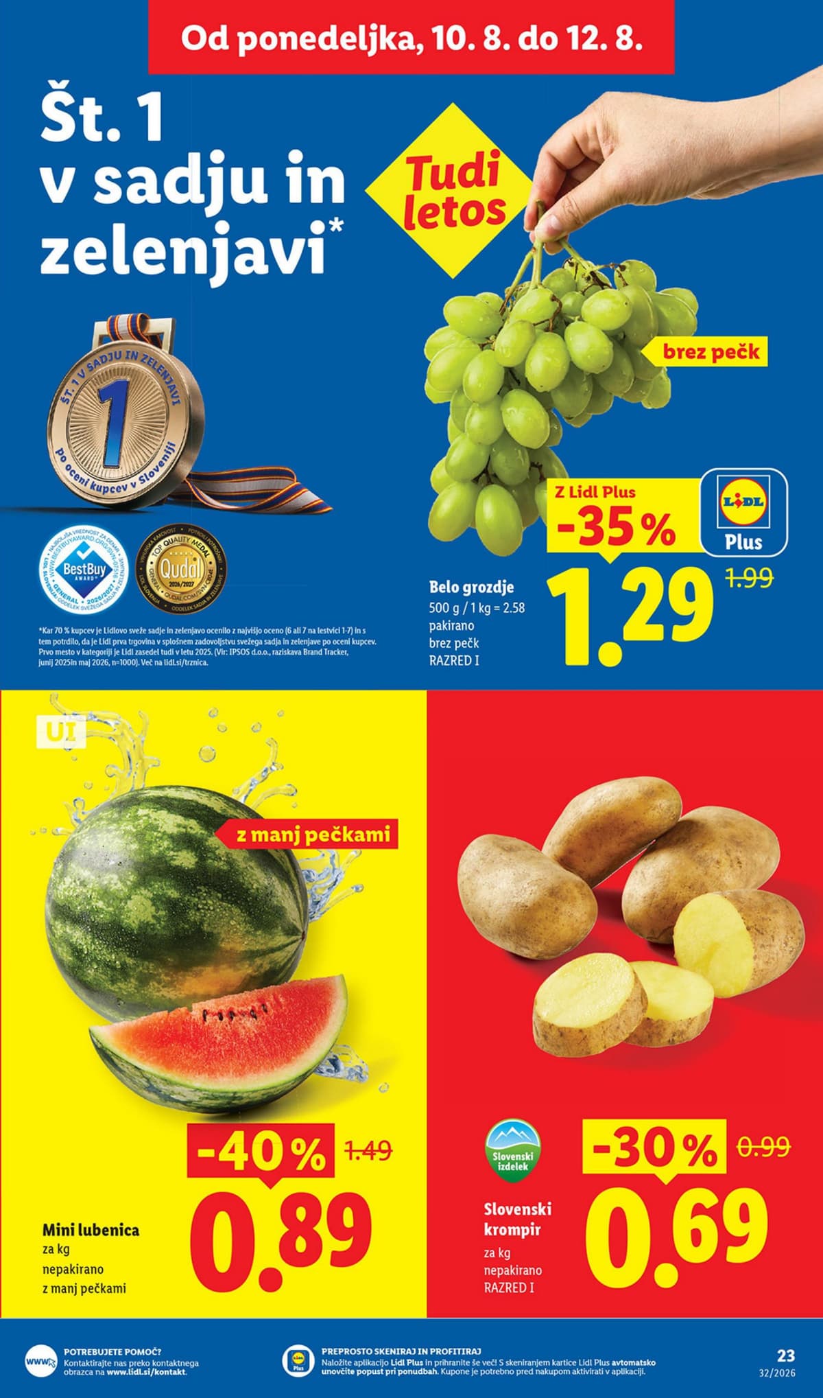 Stran 35. Lidl kataloga - Živila od 03.08.2026