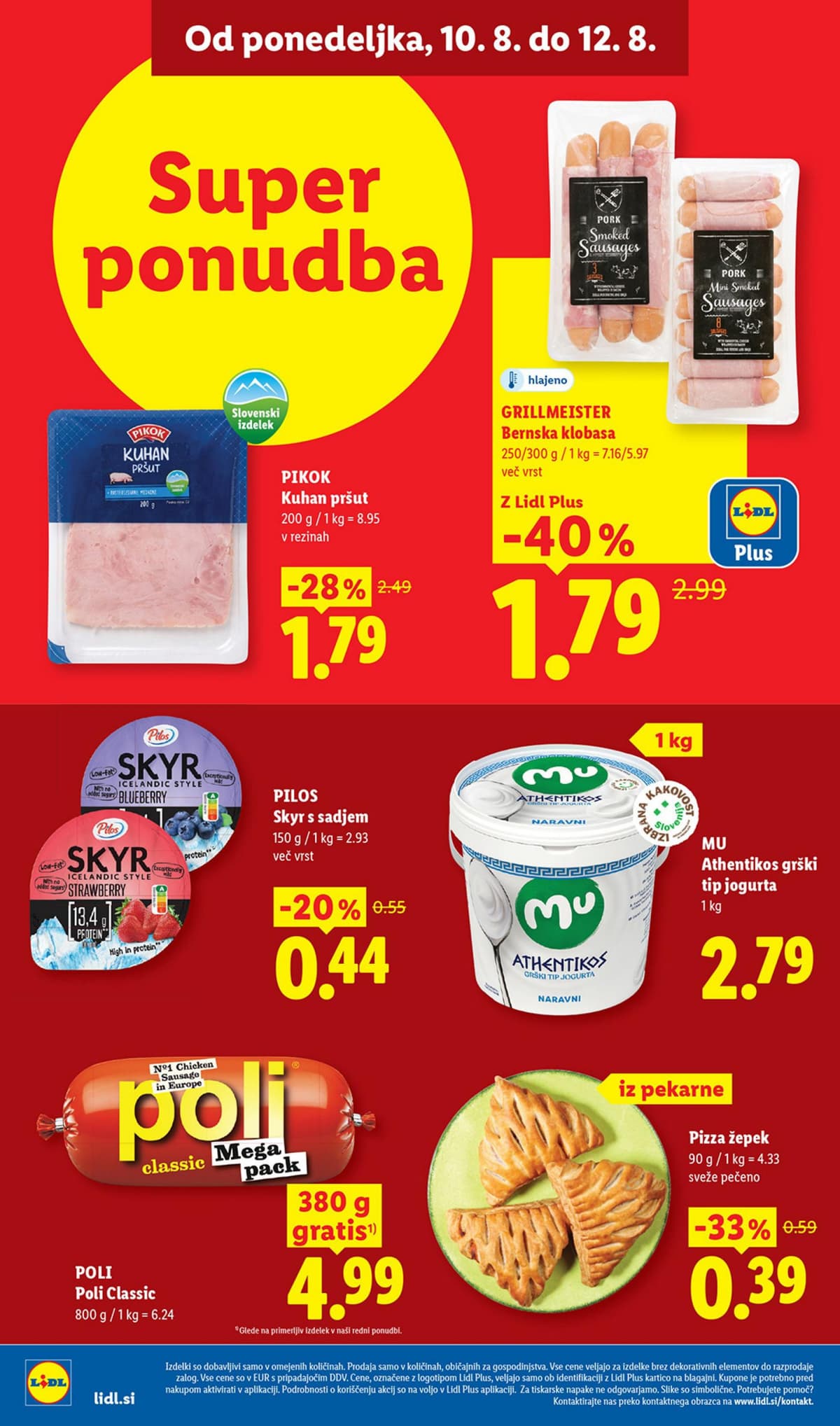 Stran 36. Lidl kataloga - Živila od 03.08.2026