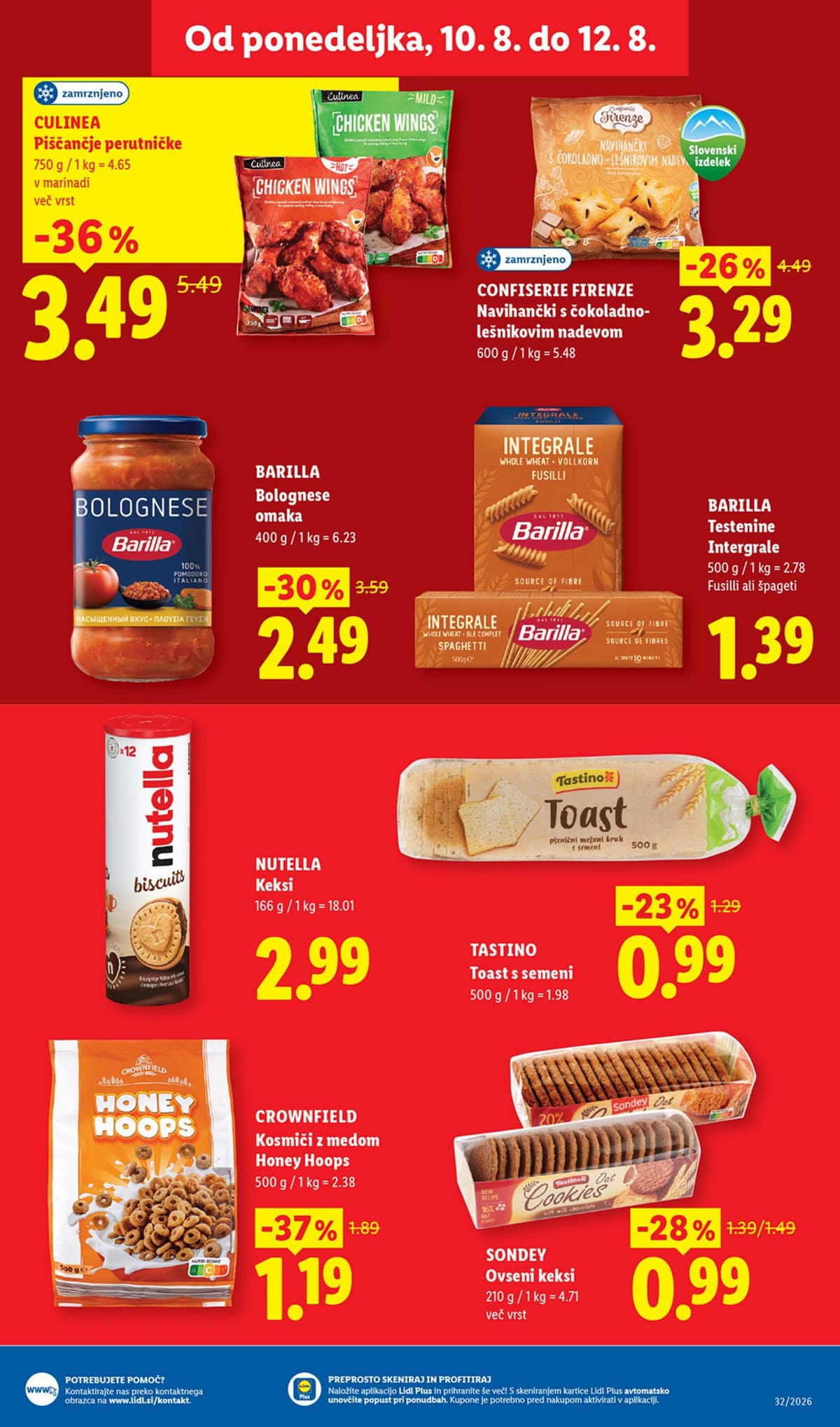 Stran 37. Lidl kataloga - Živila od 03.08.2026