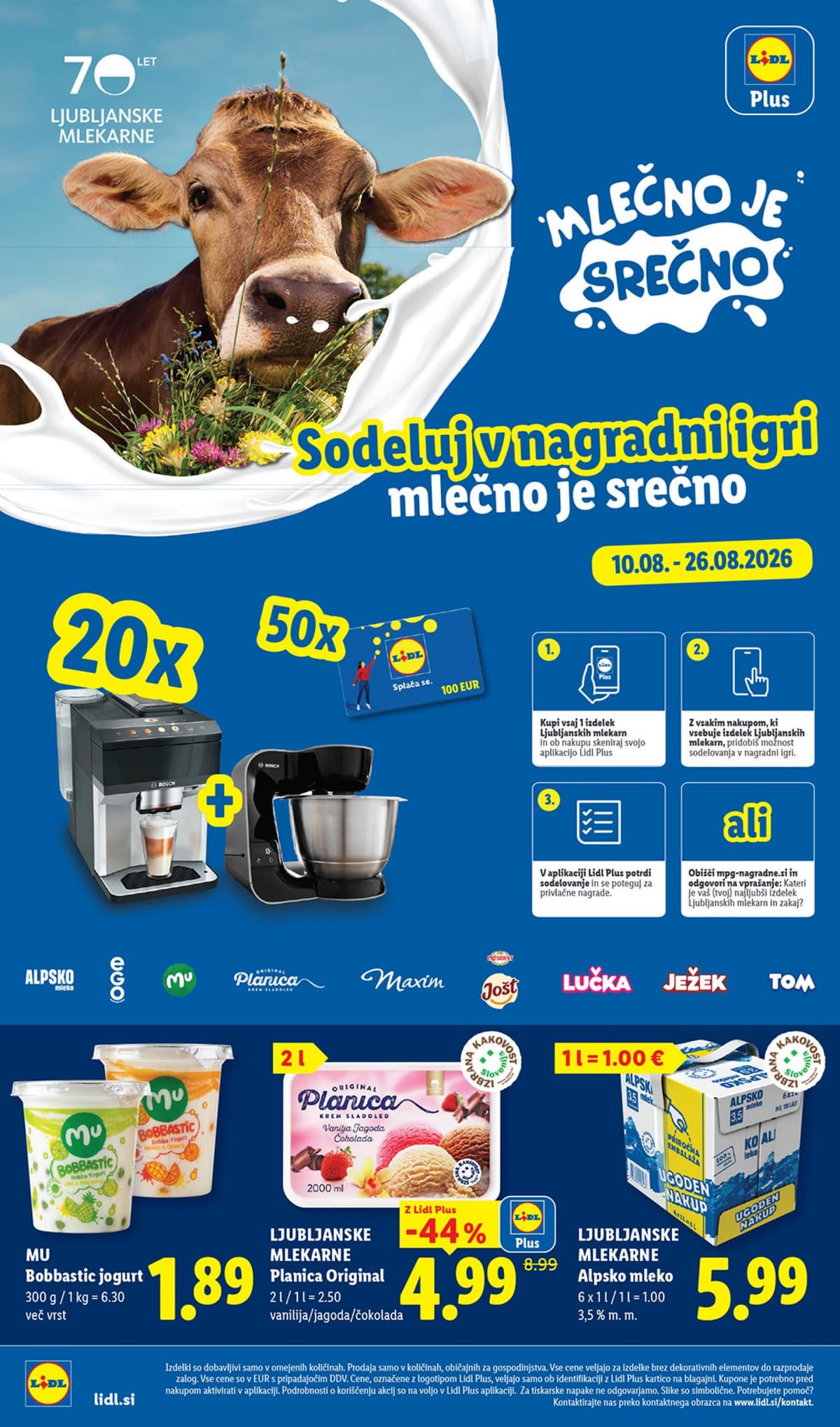 Stran 38. Lidl kataloga - Živila od 03.08.2026
