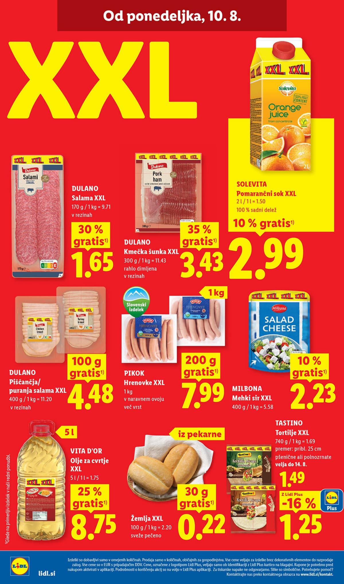 Stran 40. Lidl kataloga - Živila od 03.08.2026