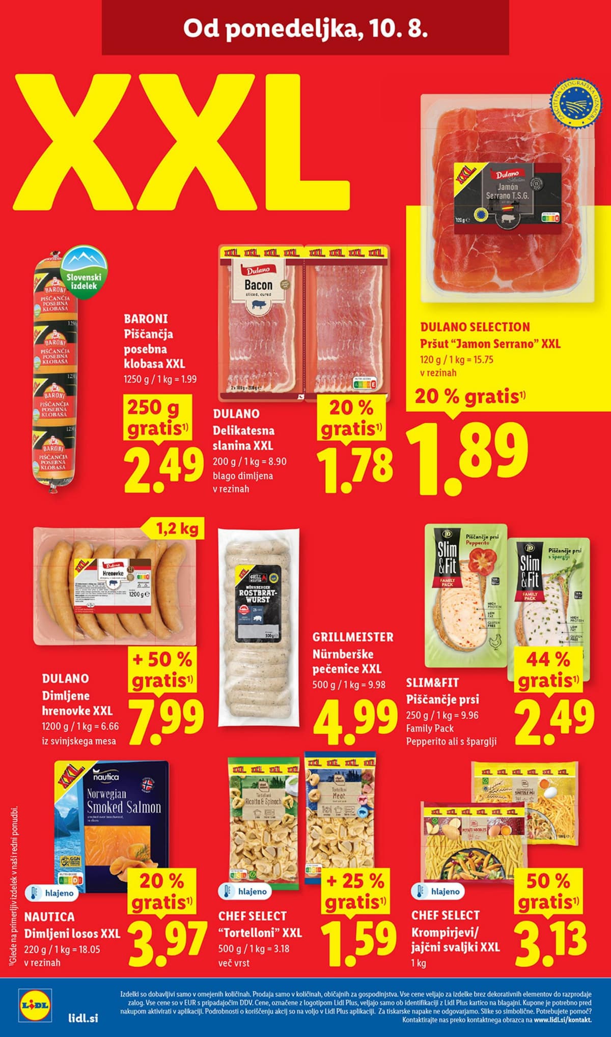 Stran 42. Lidl kataloga - Živila od 03.08.2026