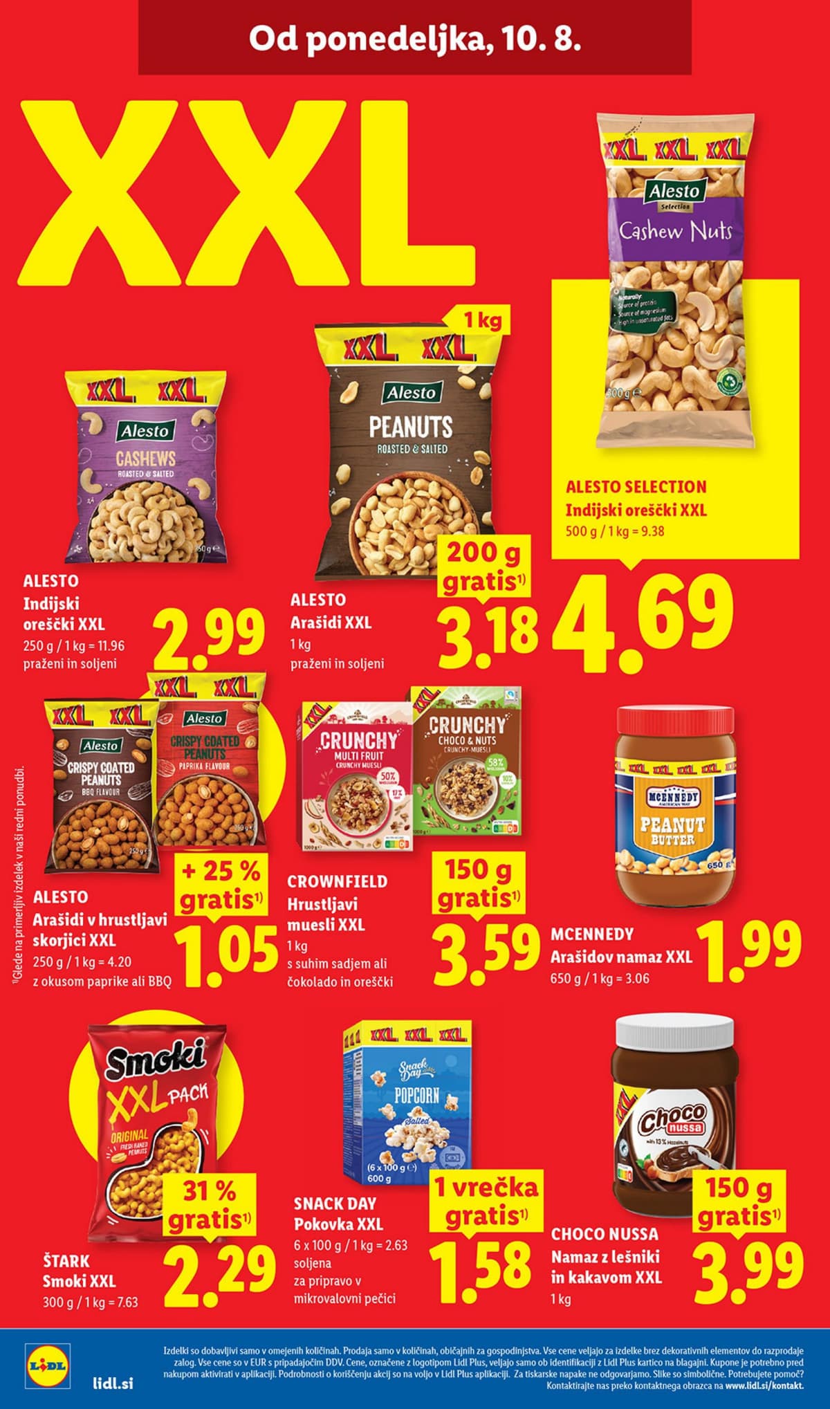 Stran 44. Lidl kataloga - Živila od 03.08.2026