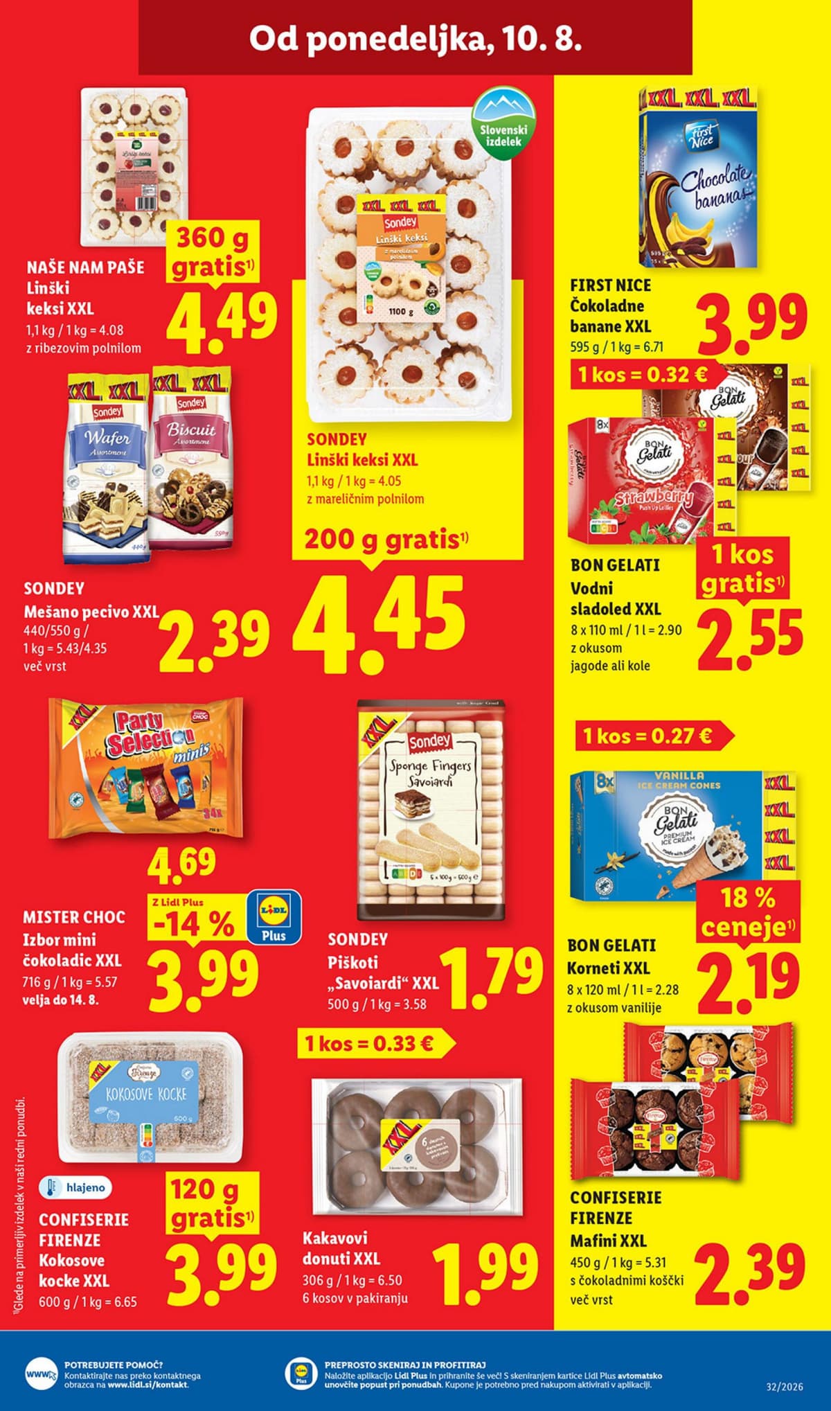 Stran 45. Lidl kataloga - Živila od 03.08.2026