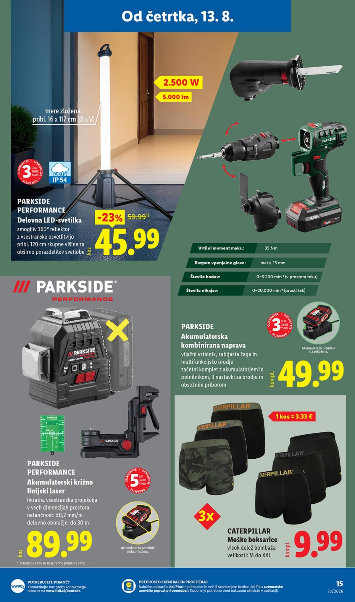 Stran 3. Lidl kataloga - Neživila od 10.08.2026