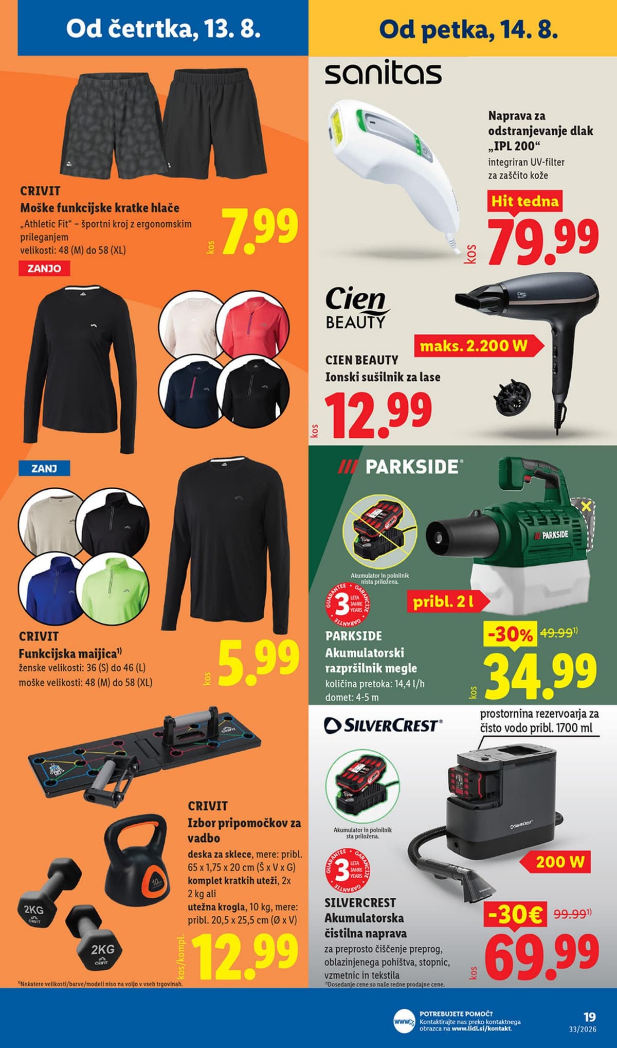 Stran 9. Lidl kataloga - Neživila od 10.08.2026